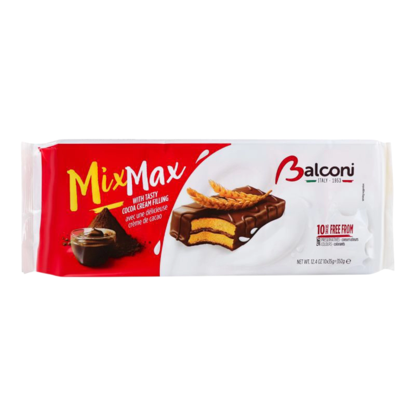 Шок бисквіт MixMax Balconi x10 cacao