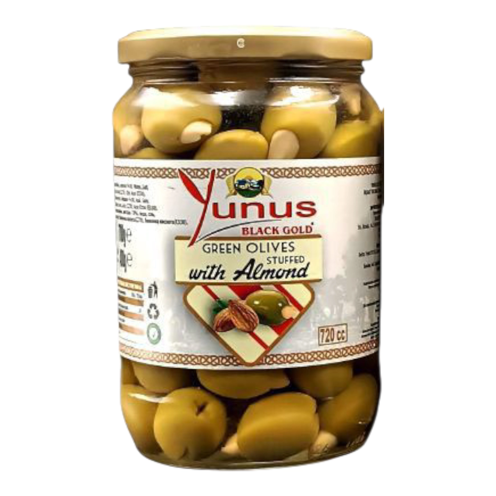 Оливки Yunus з мигдалем 650g