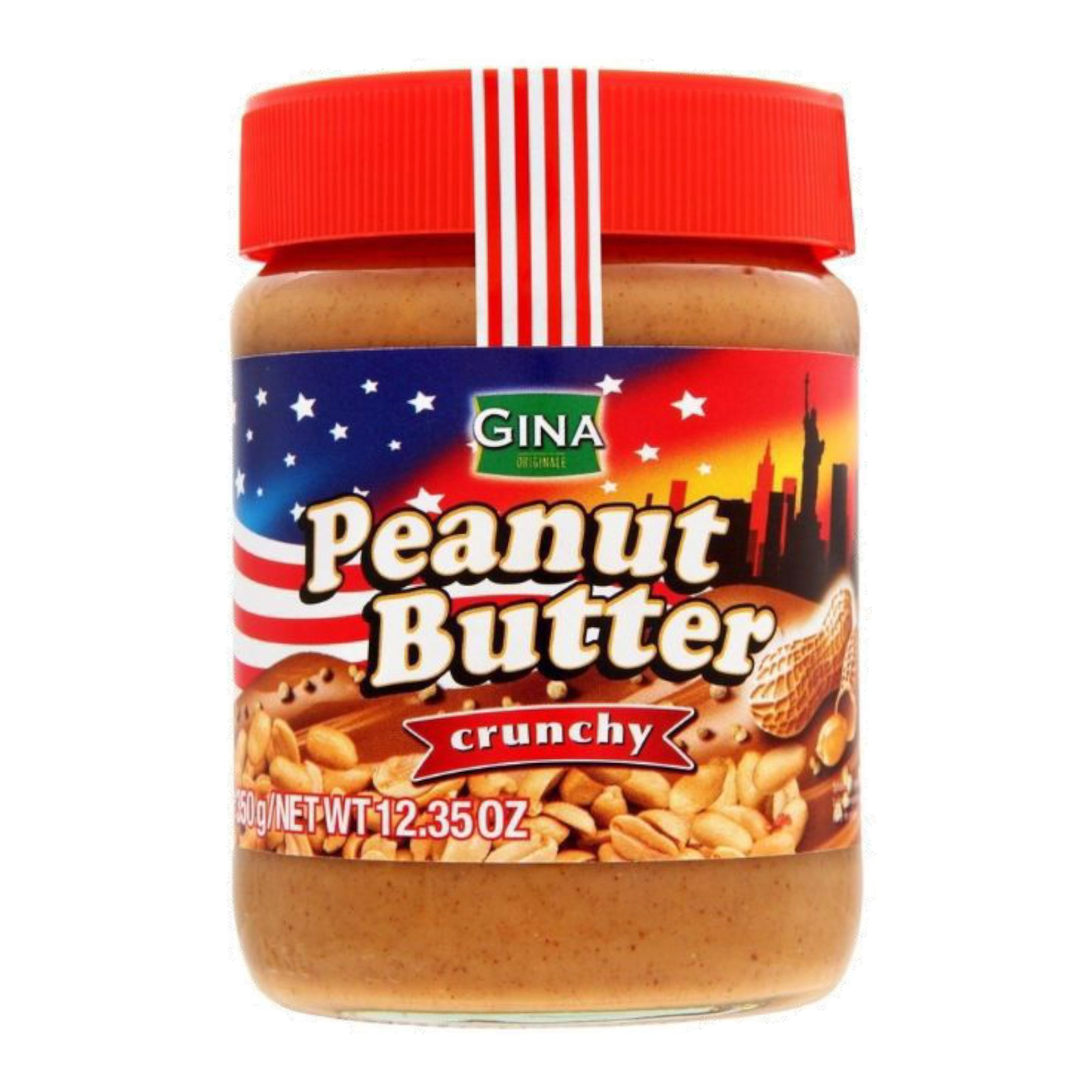 Арахісова паста Gina crunchy