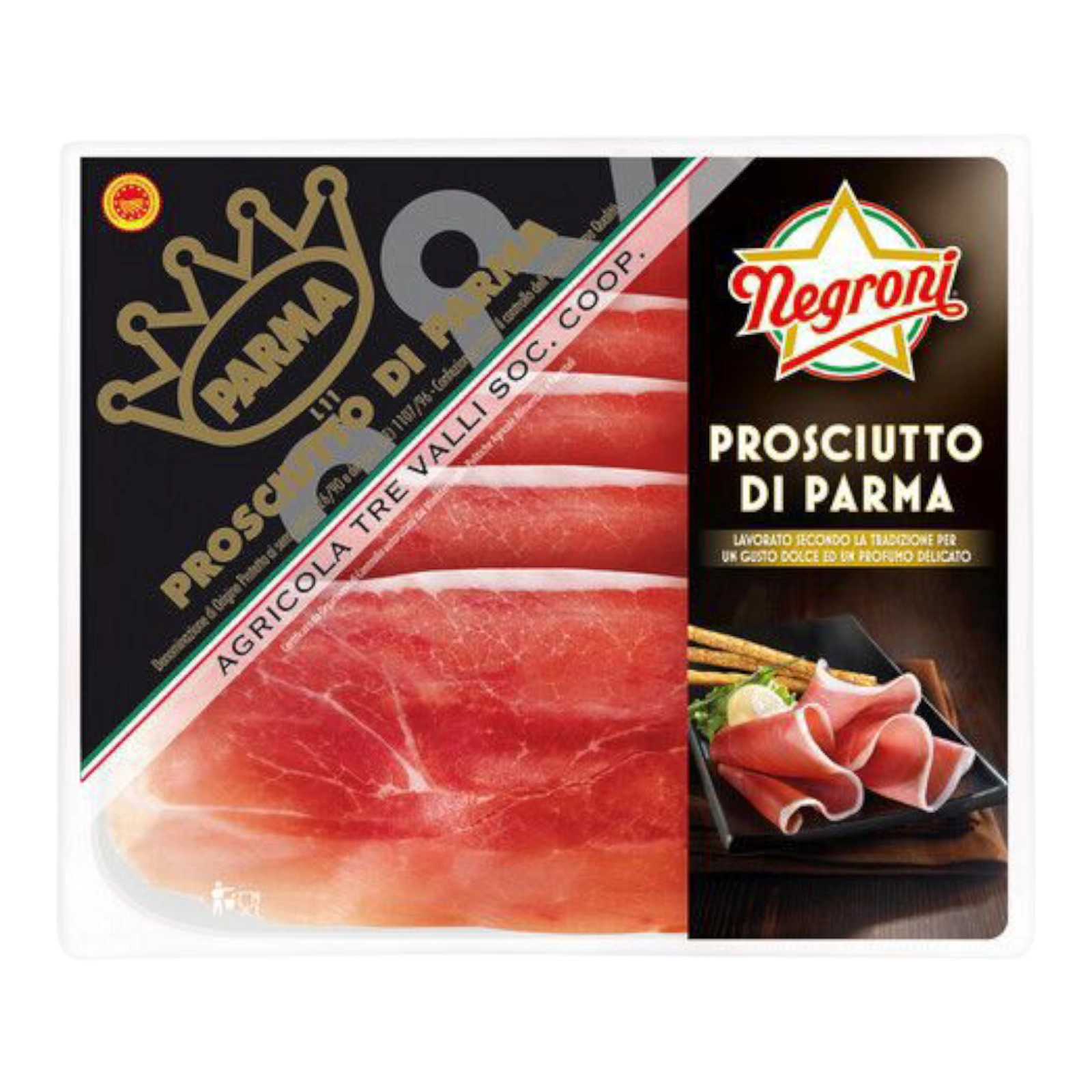 Прошуто Негроні нарізка 80г