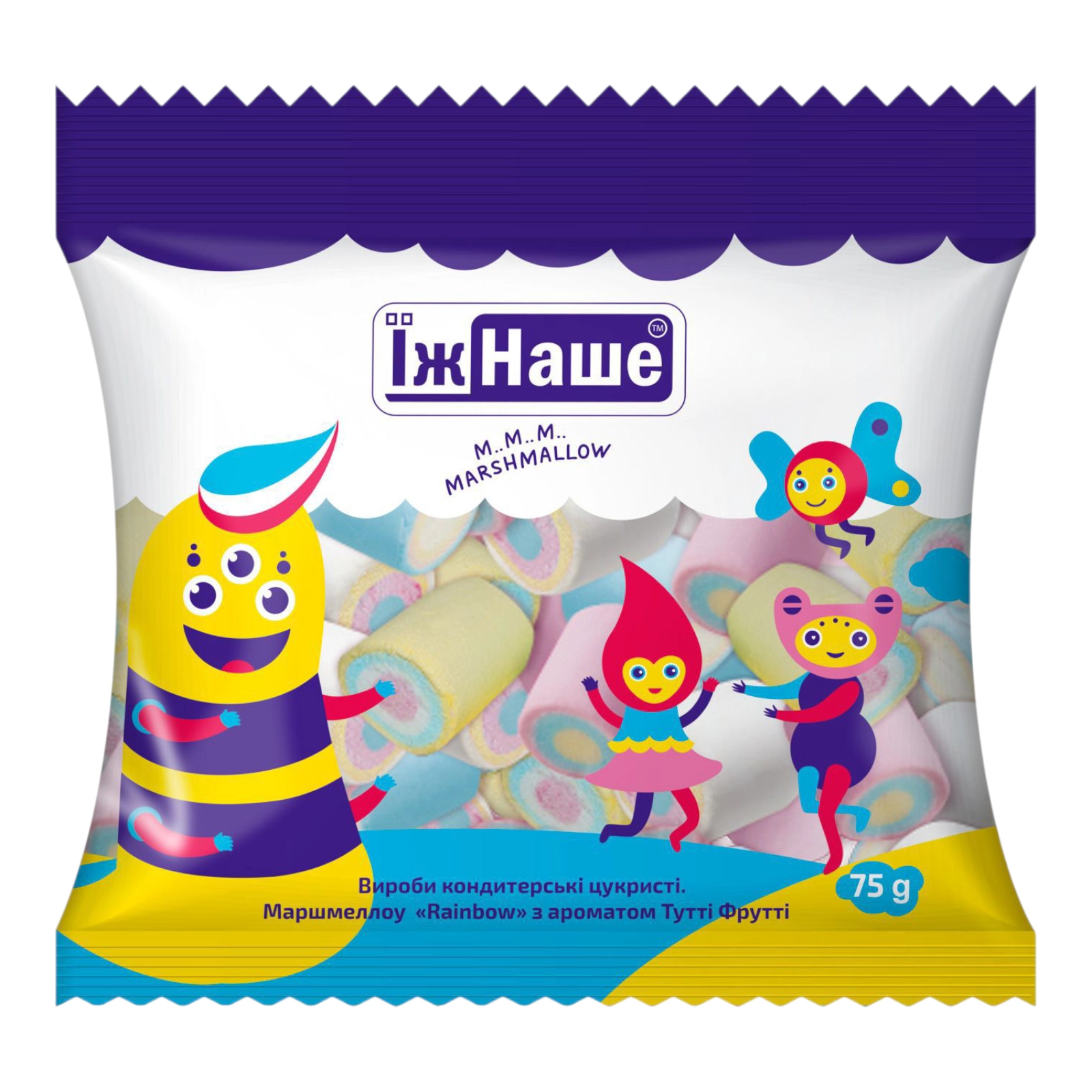 Маршмеллоу тутті фрутті 75г