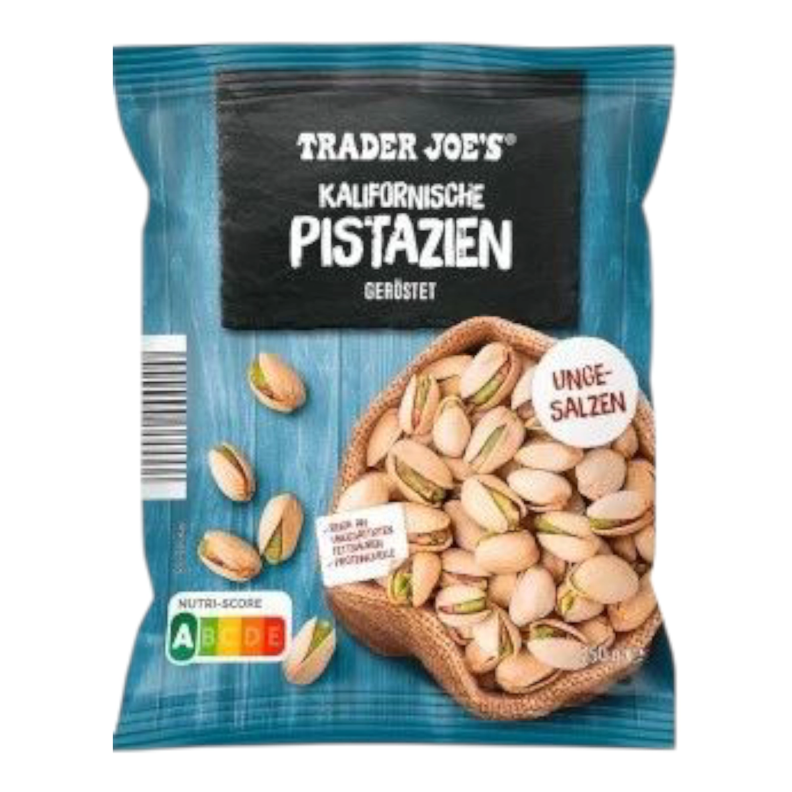 Фісташки Традер 250г без солі