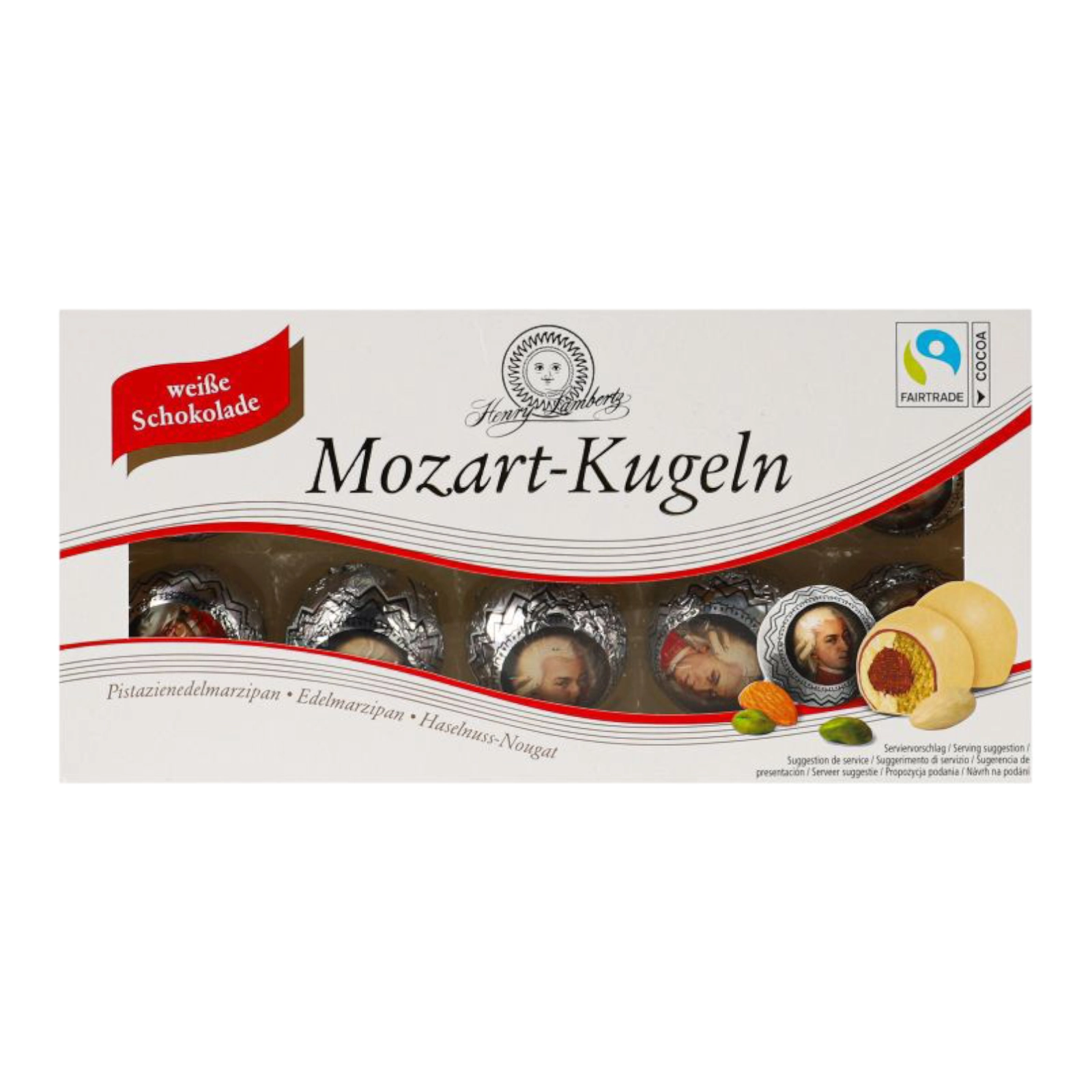 Mozart-Kugeln 200g Білий