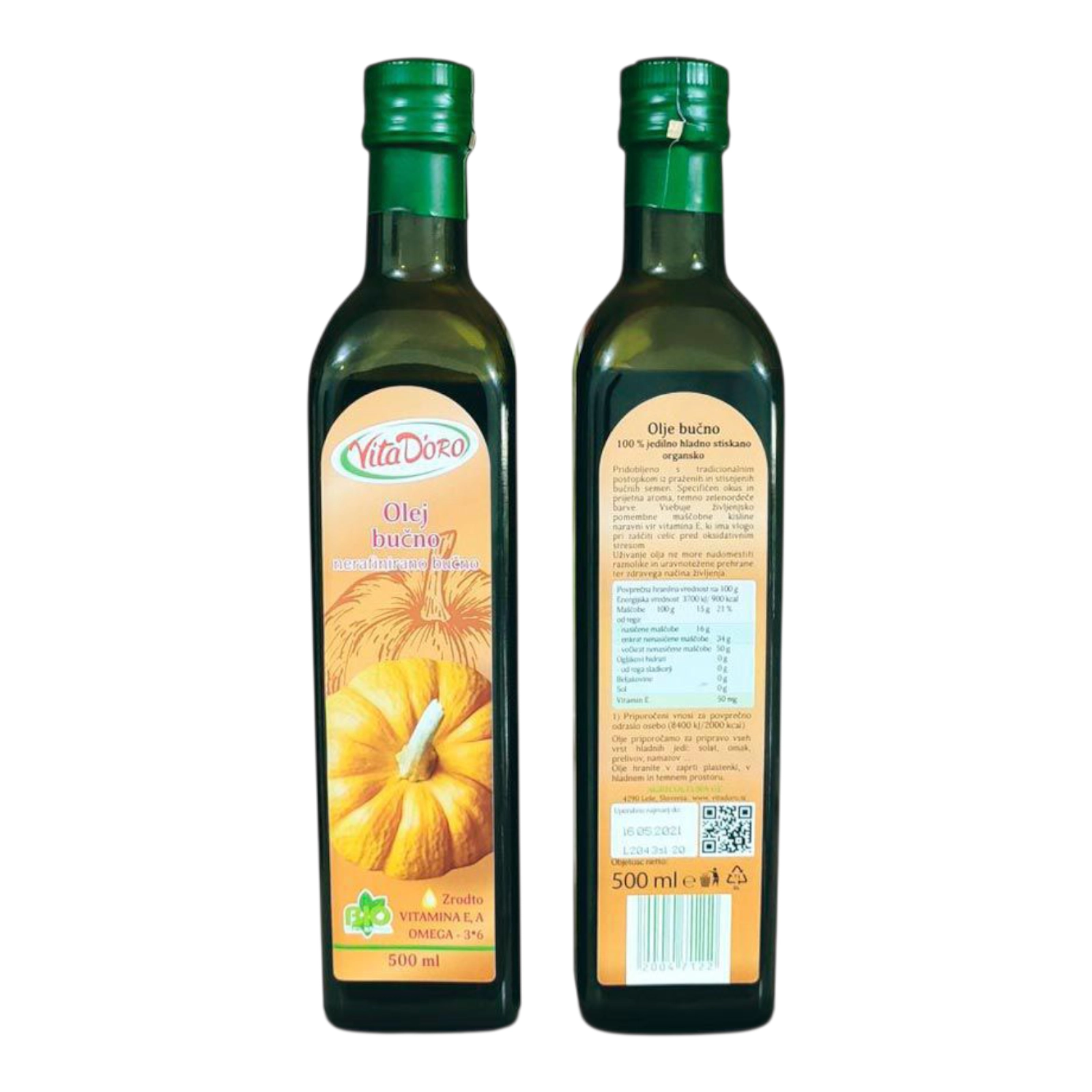 Олія з гарбузу VitaDoro