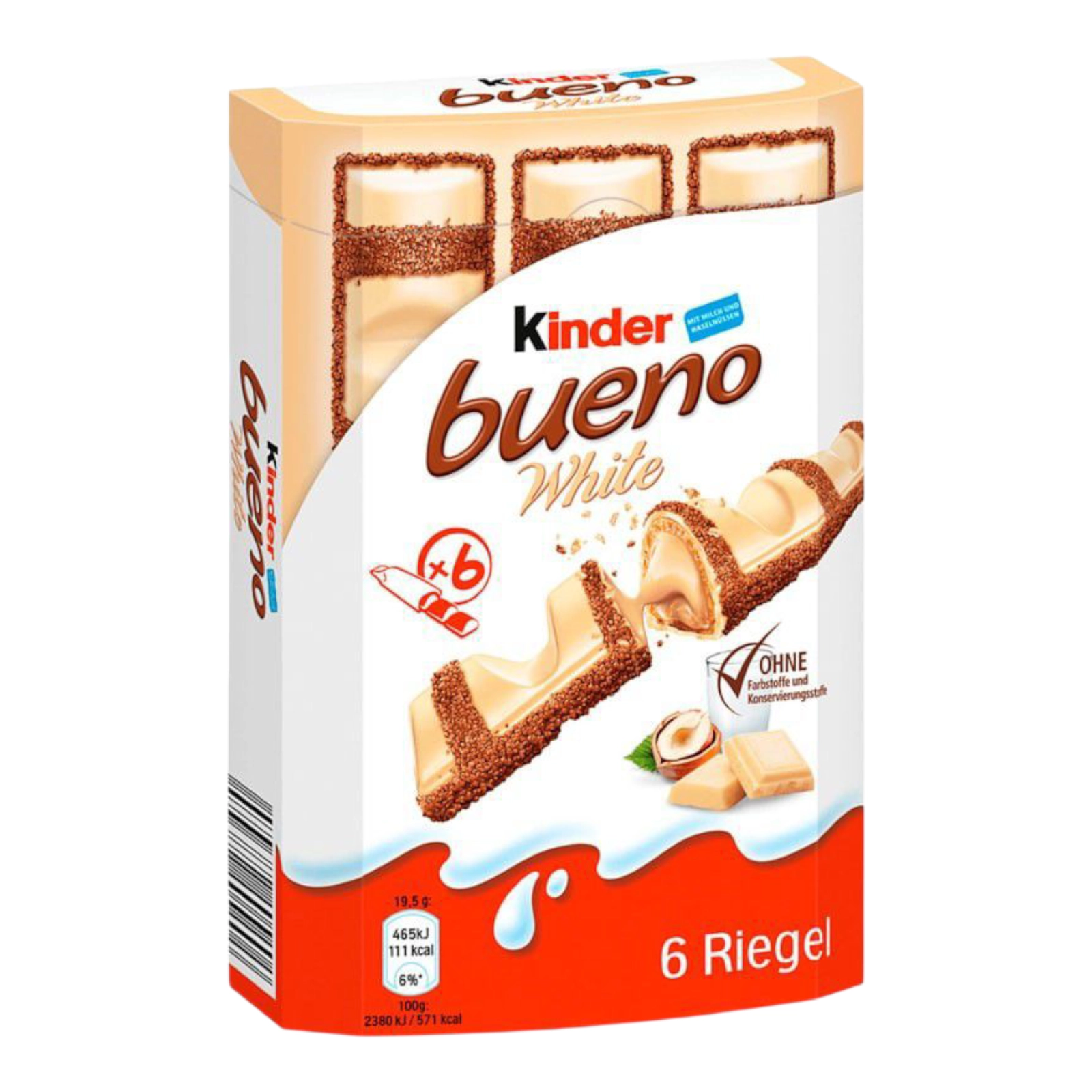 Kinder bueno white x6