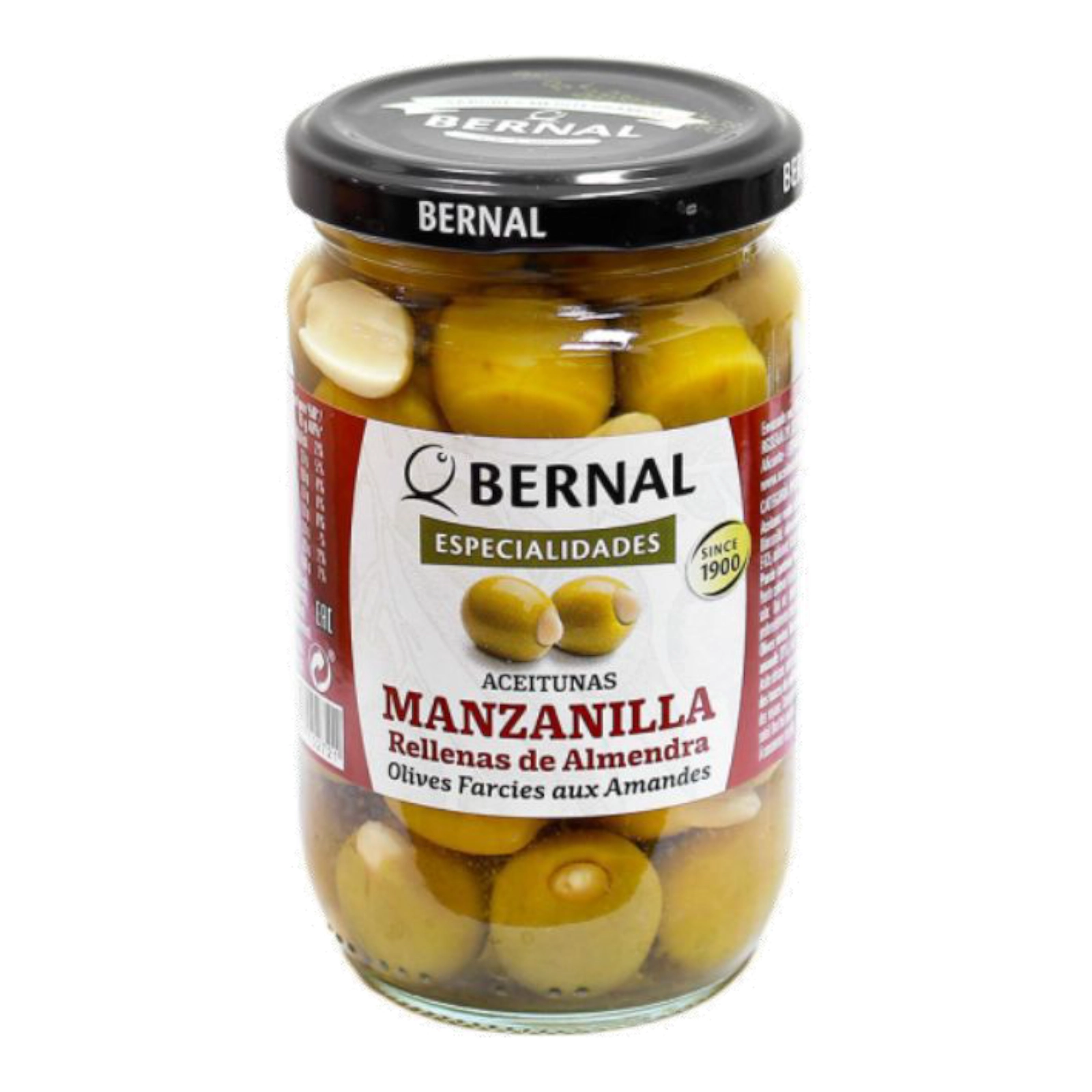 Оливки бернела з мигдалем