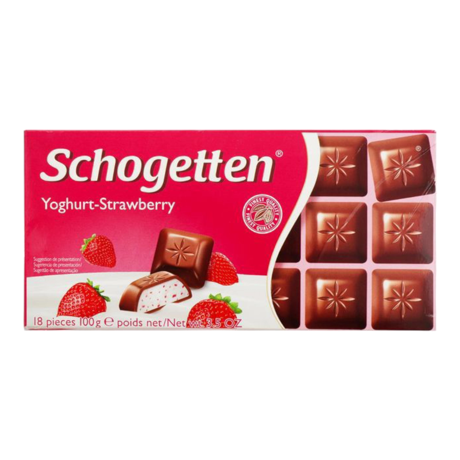Шок Schogetten 100g Yoghurt-Strawberry