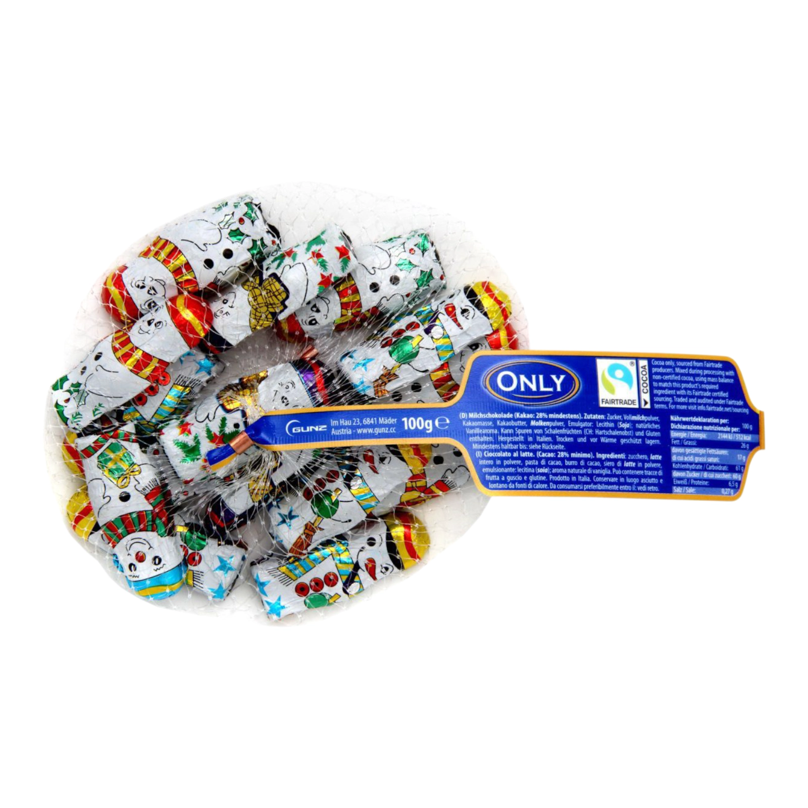 Шок цукерки сніговики 100гр Only