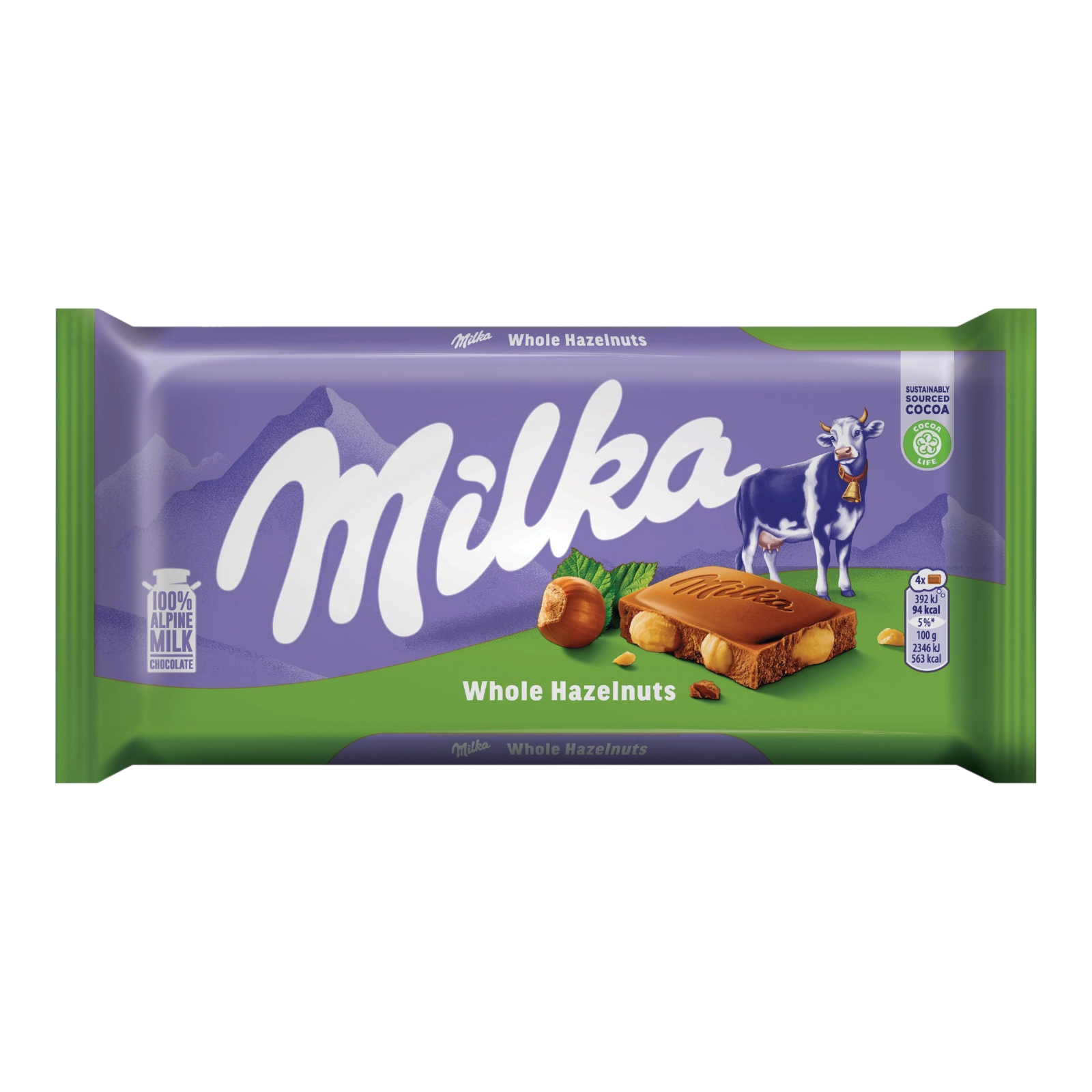 Шоколодка Milka 100g з гор