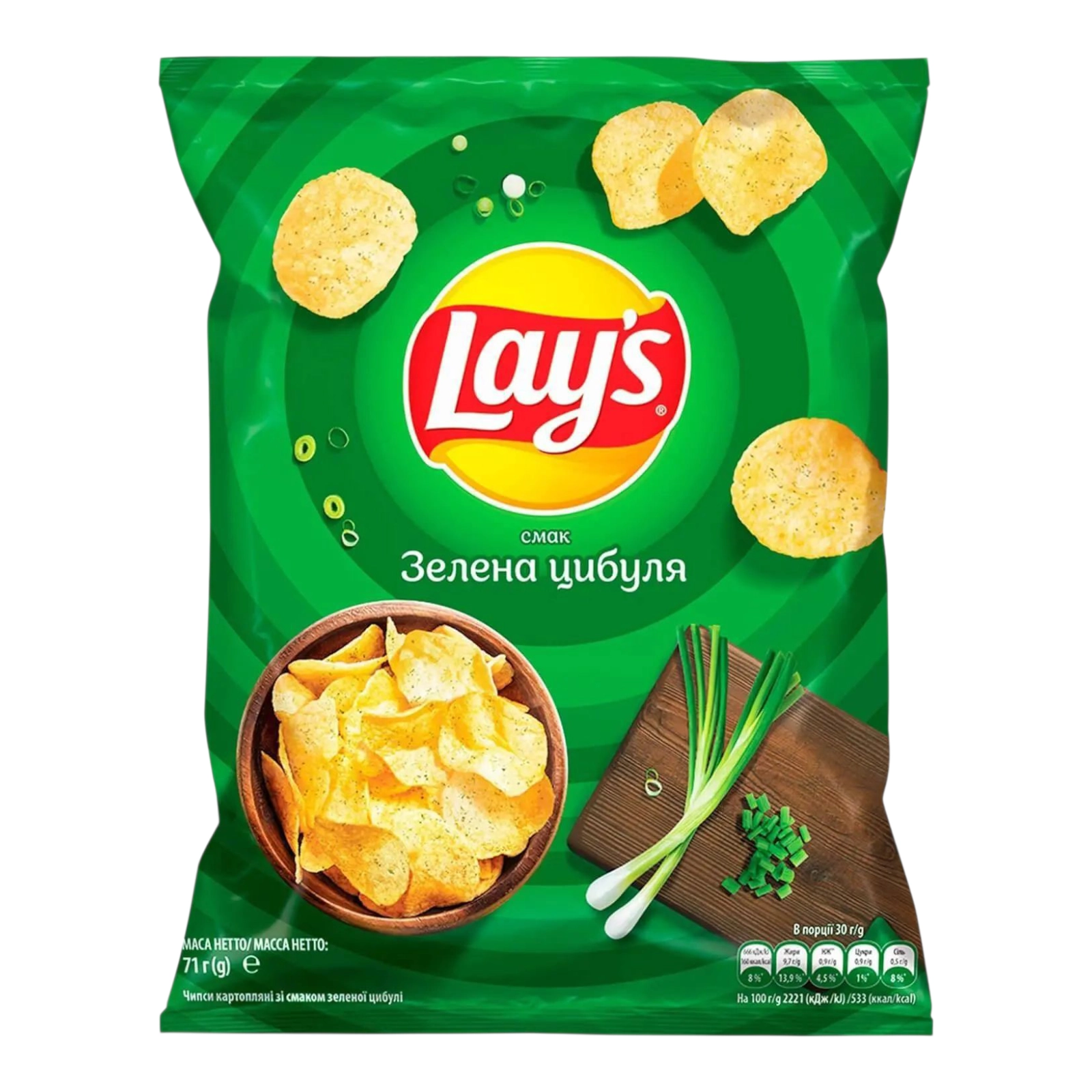 Чіпси Lays Green Onion 140