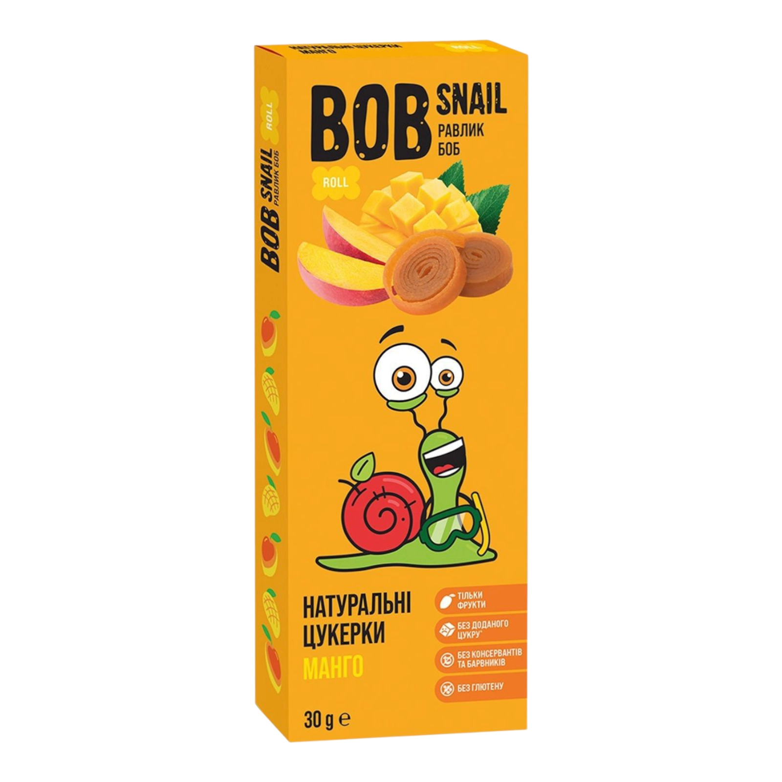 BOB Snail цукерки 30g мангові