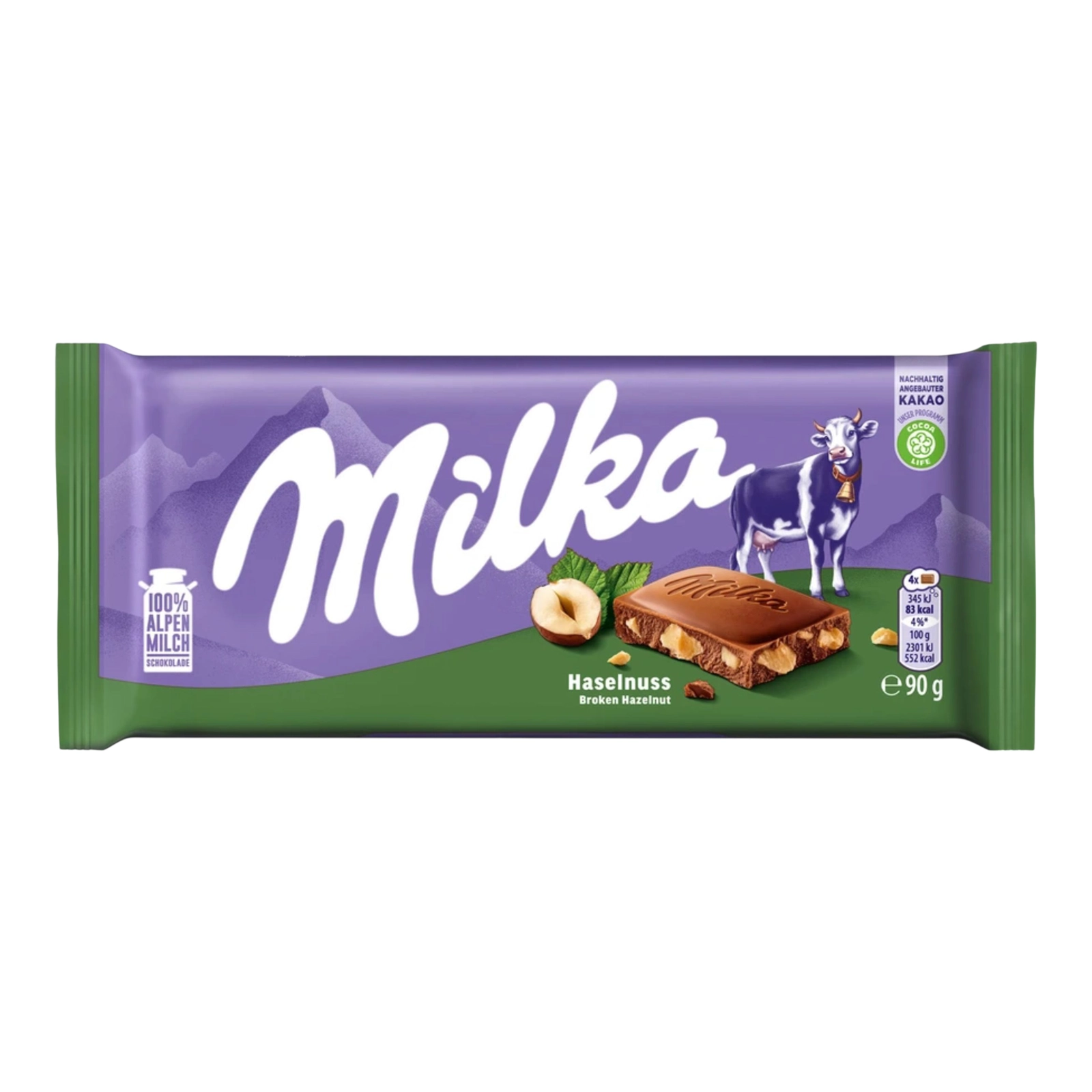 Шоколодка Milka 100g Hazelnuts
