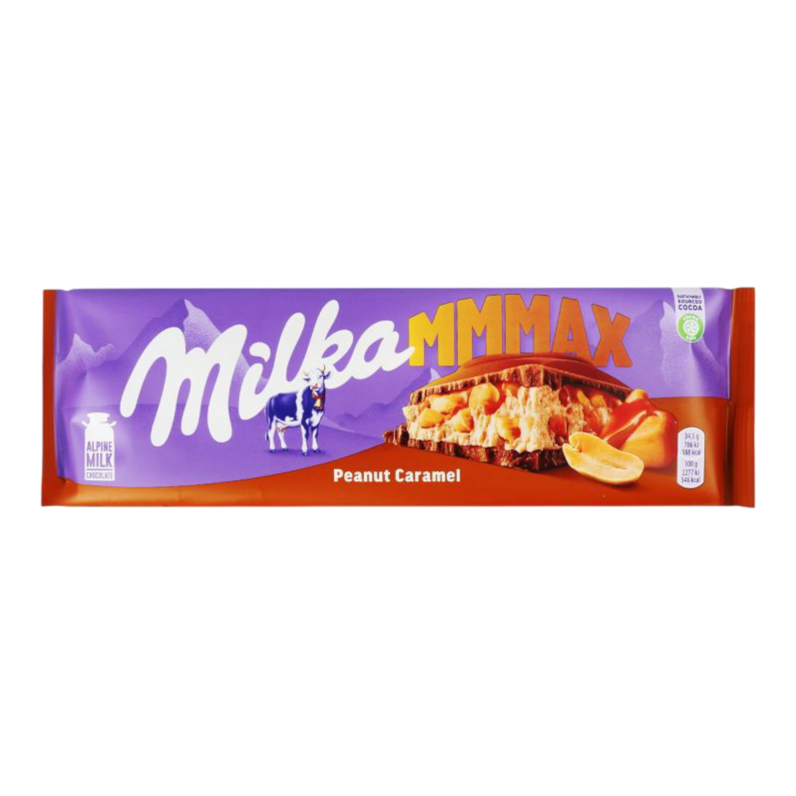 Шоколодка Milka MMMAX 300g Peanut Caramel