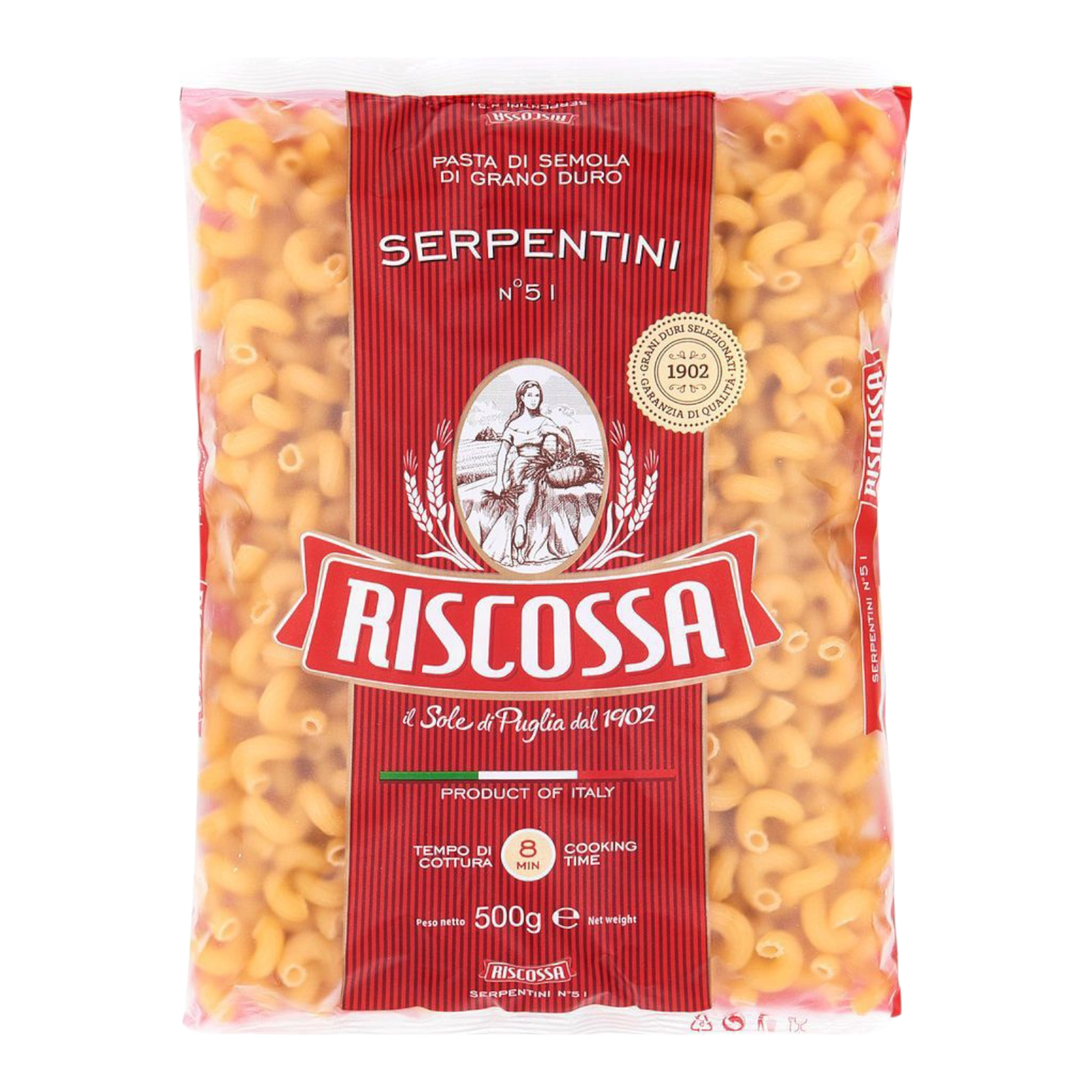 Макарони Ріскосса серпентіні