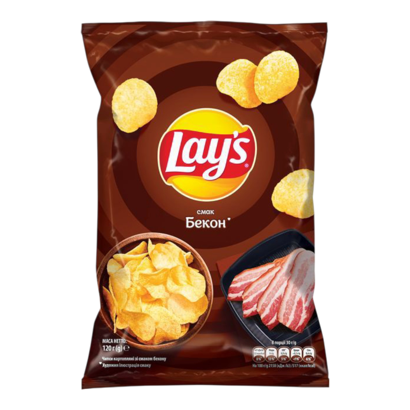 Чіпси Lays Bacon 120