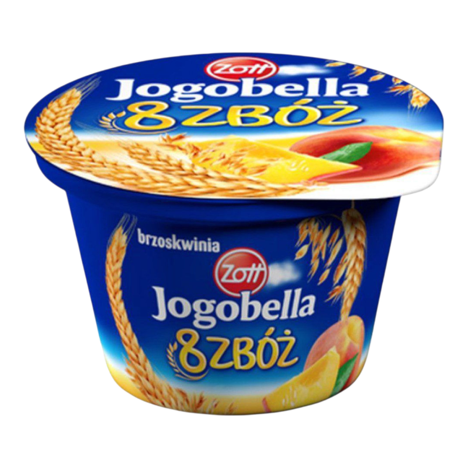Йогурт Jogobella 8 злаків персик