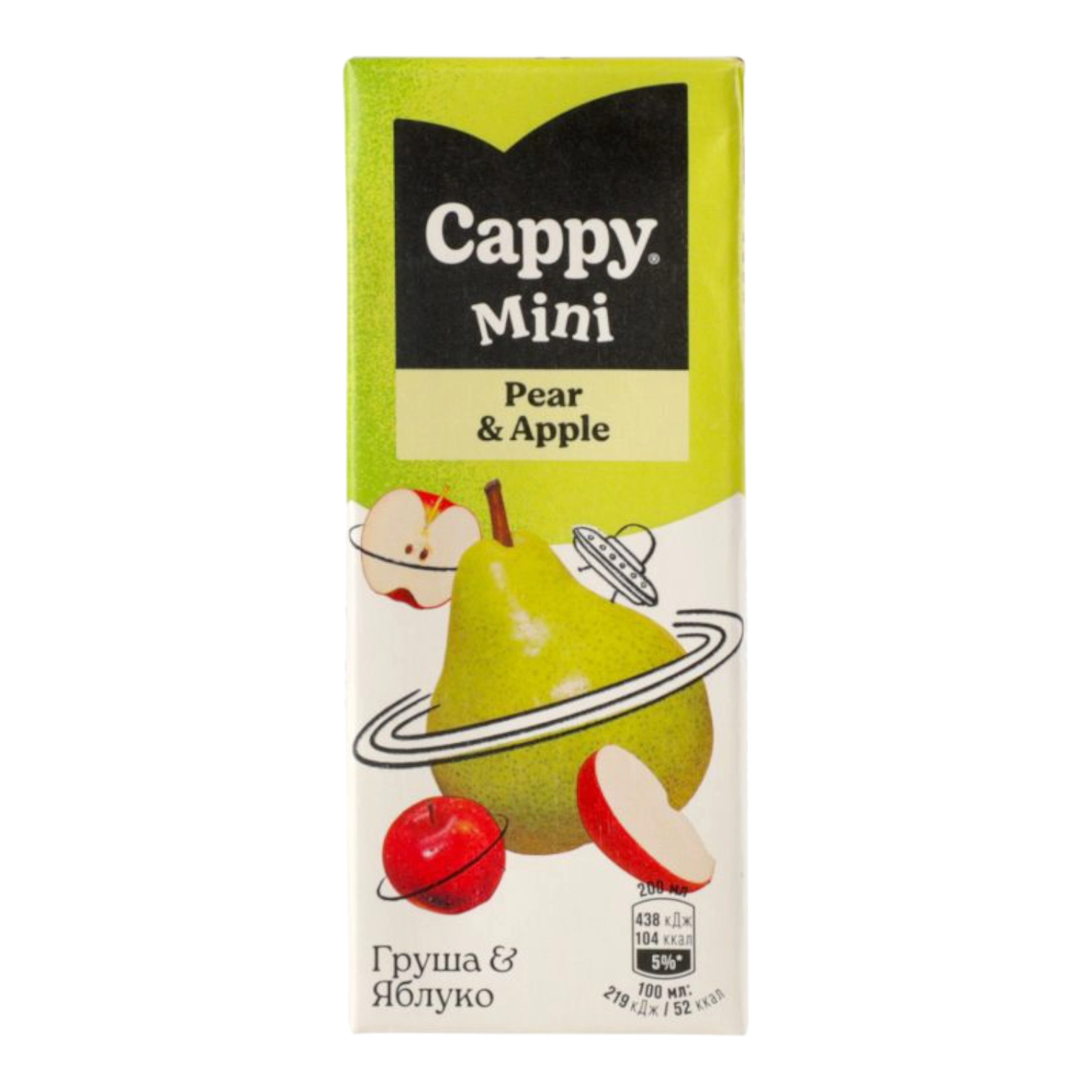 Сік Cappy mini груша -яблуко 0.2