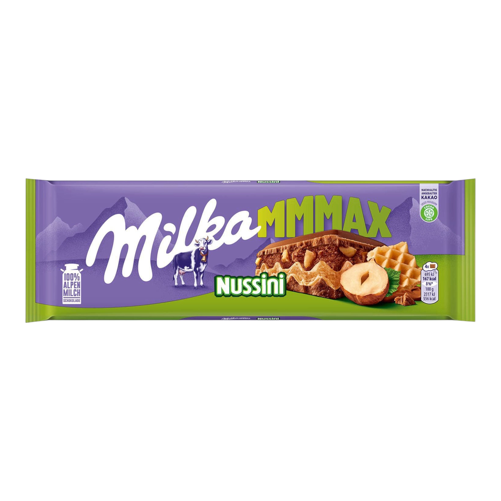 Шоколодка Milka MMMAX 300g Nussini