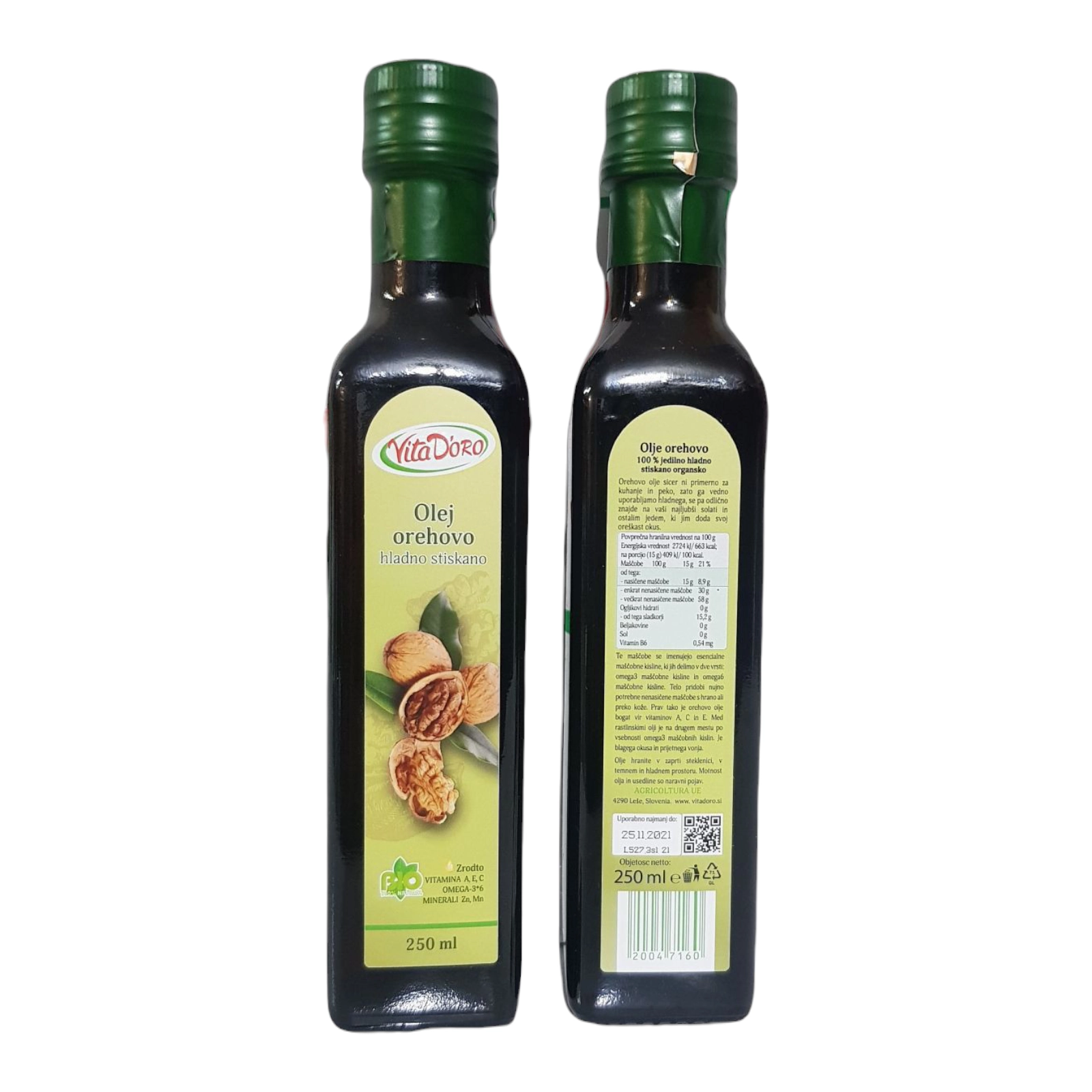 Олія VitaDoro Горіхова