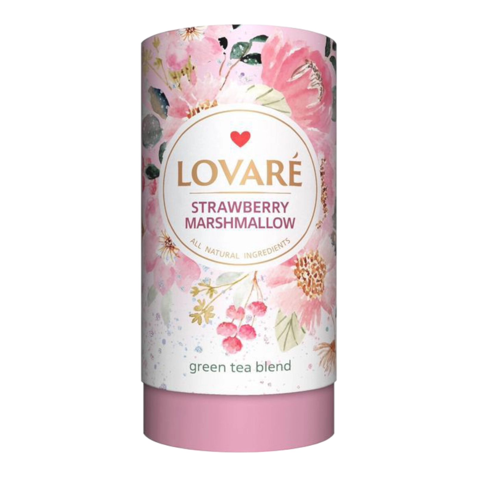 Чай Lovare Strawberry Marshmallow Тубус