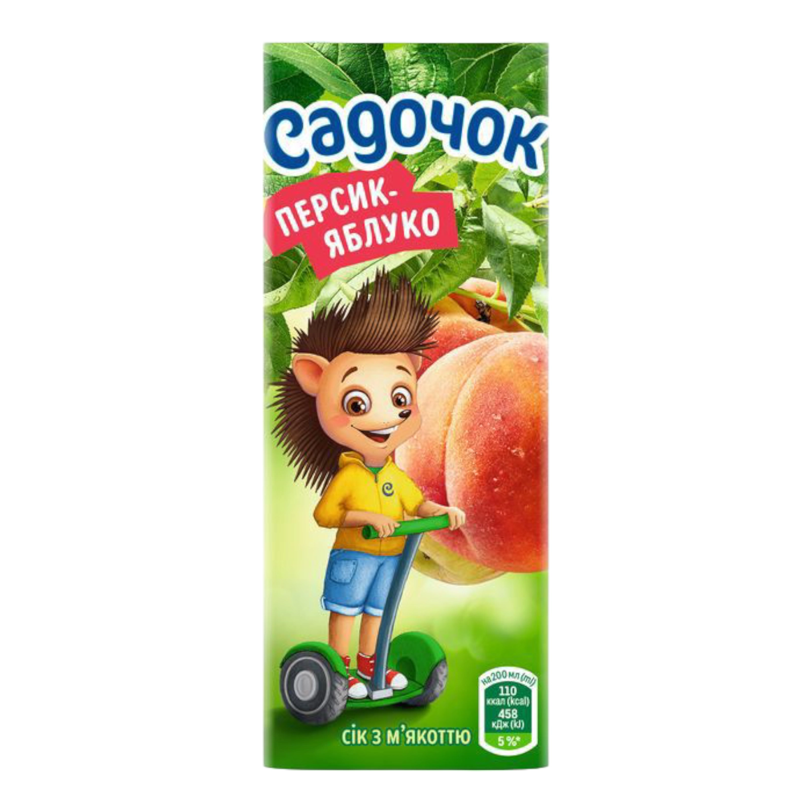 Сік садочок персик- яблуко 0.2