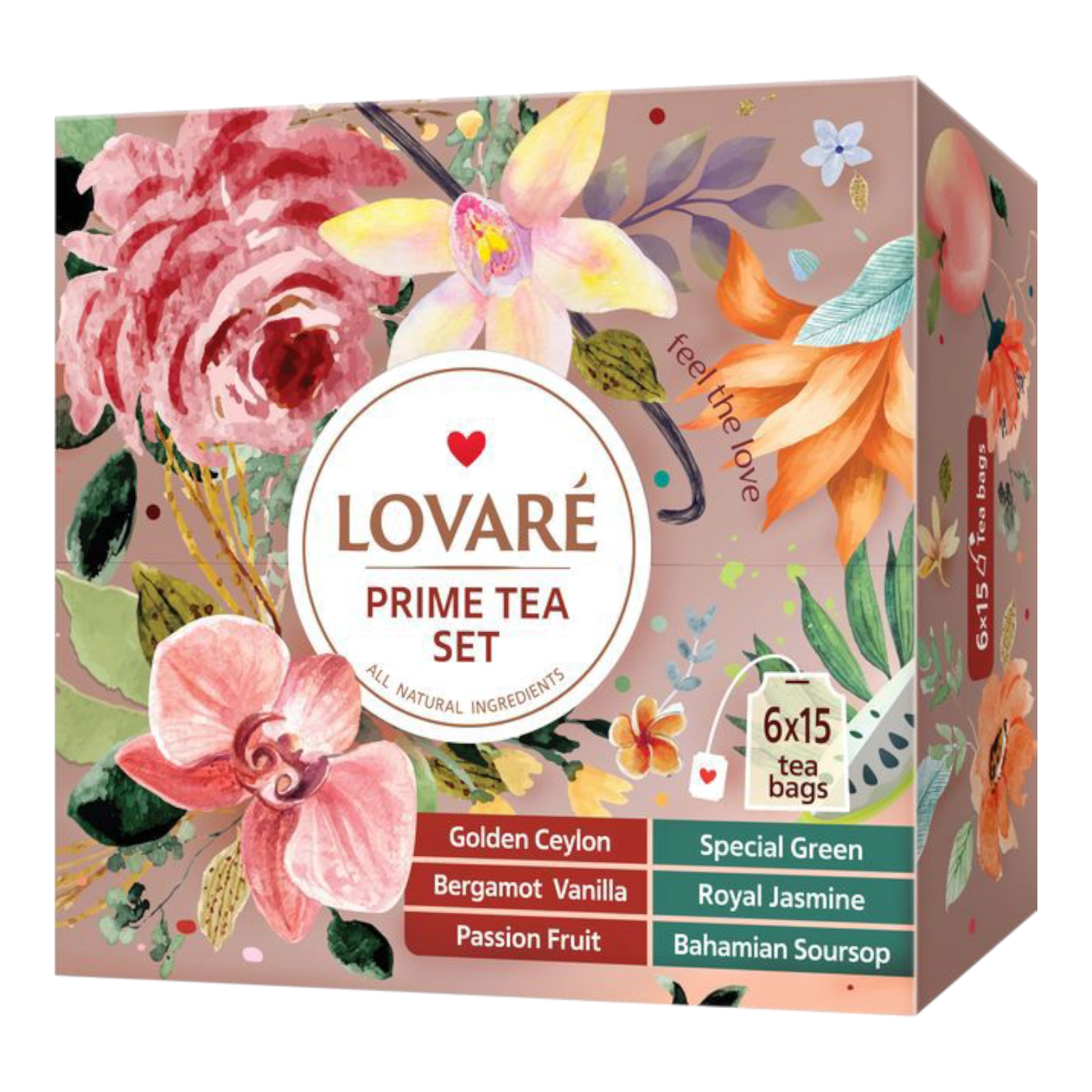 Чай Lovare Prime Tea Set 6*15