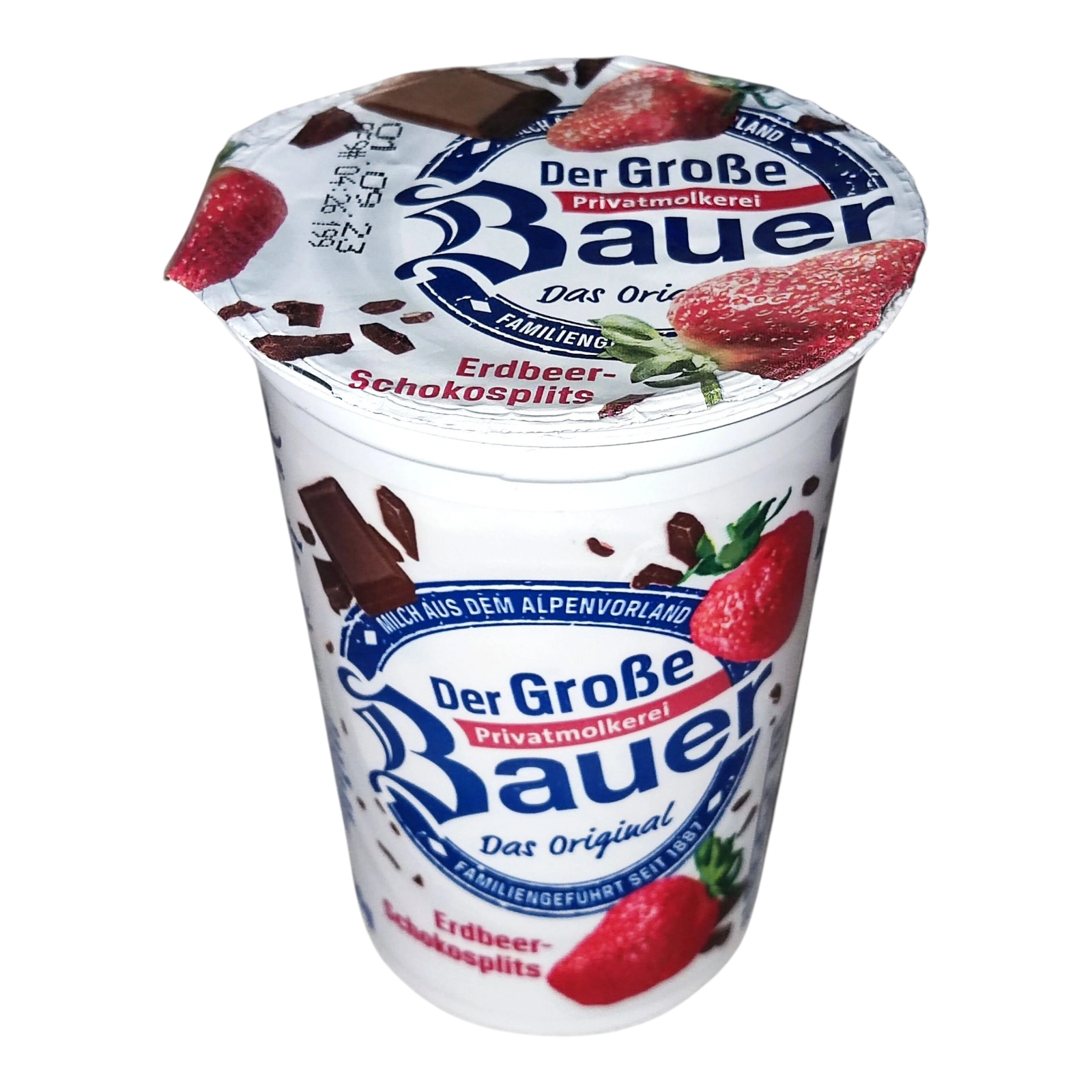 Йогурт Bauer полуниця шоколад