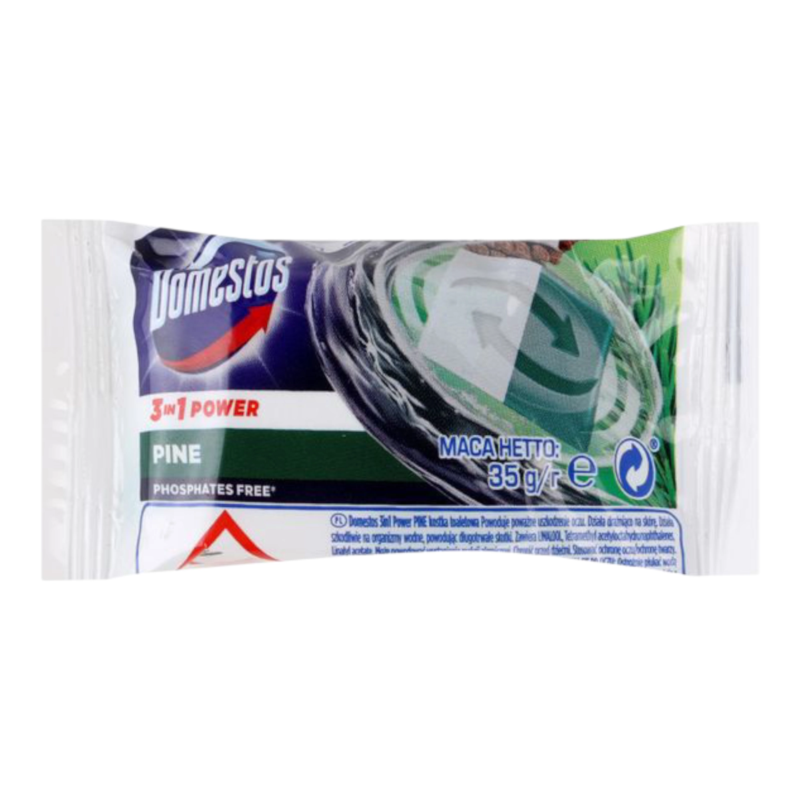 доместос блок таблетка для унітазу хвоя