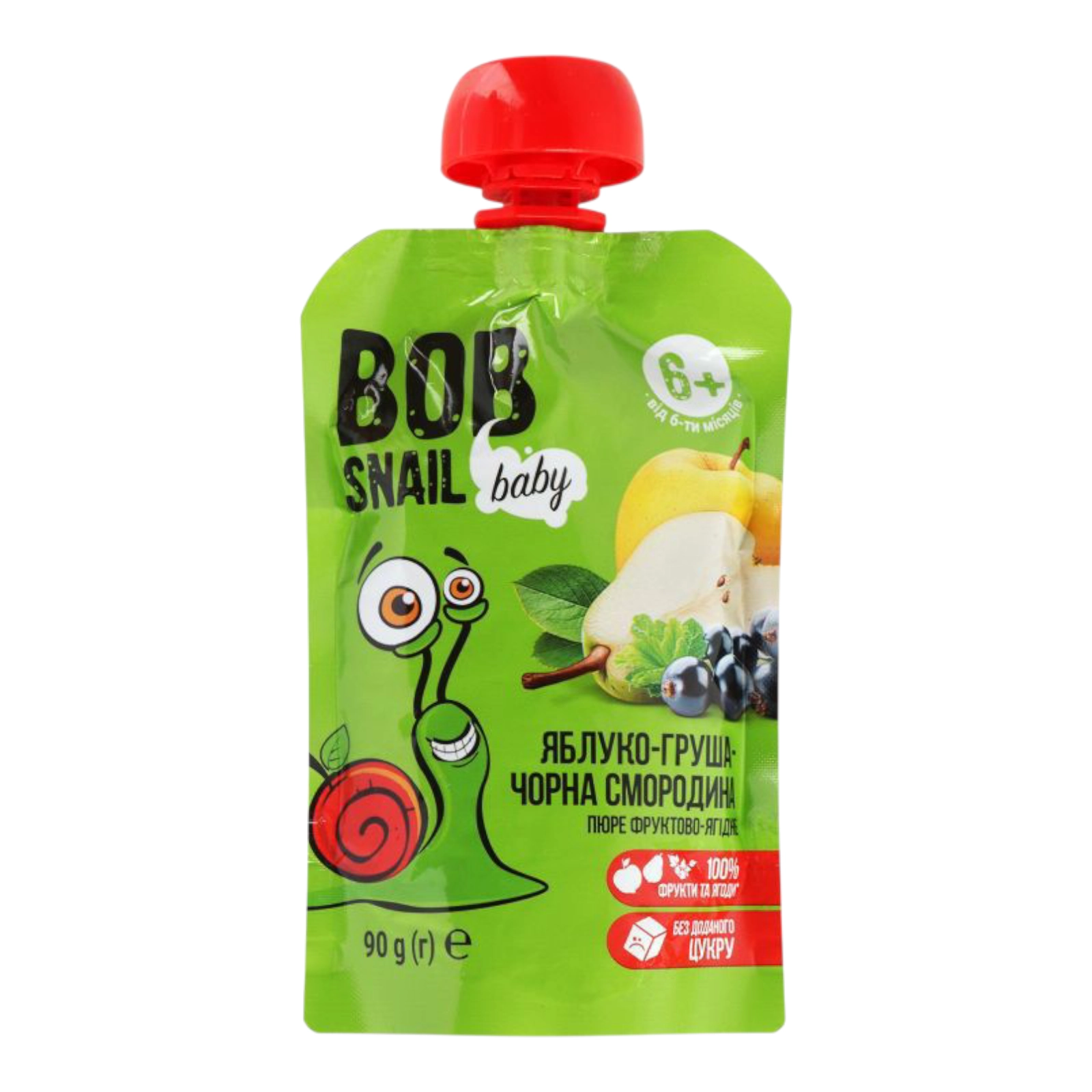 BOB Snail Baby 90g яблуко-груша-смородина