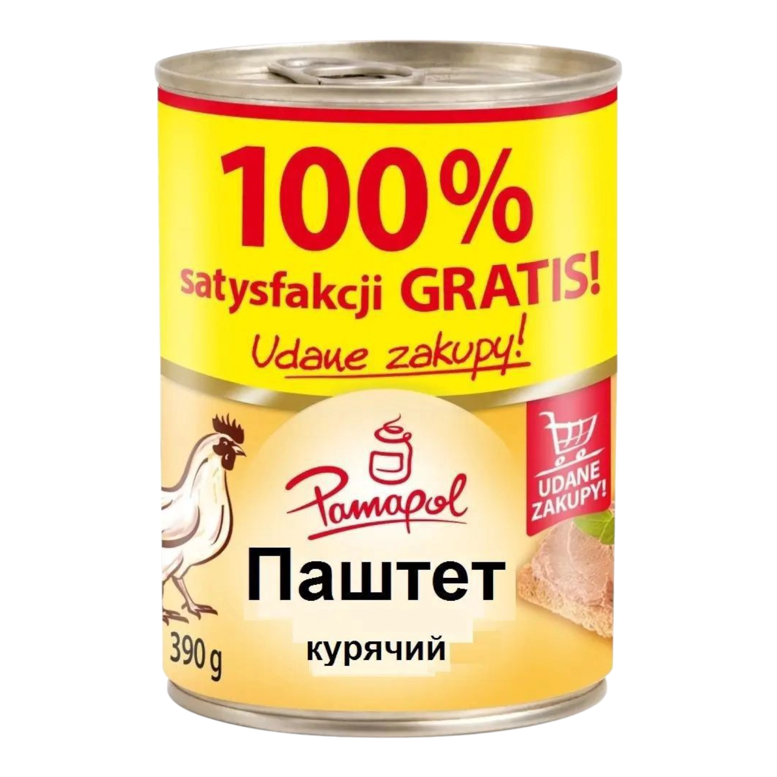 Паштет з курячого м'яса 390 г PAMAPOL