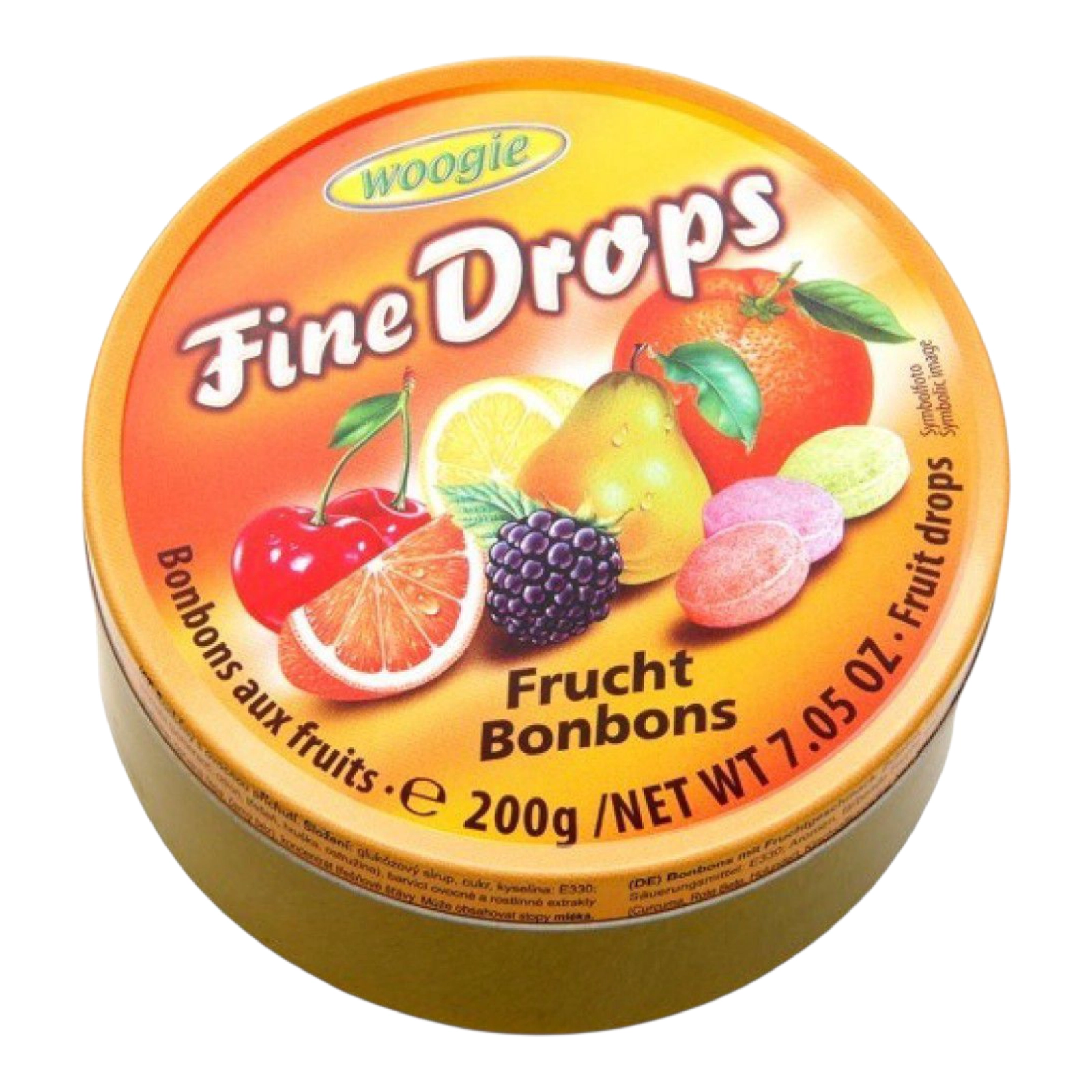 Льодяники жб Fine Drops Фрукти