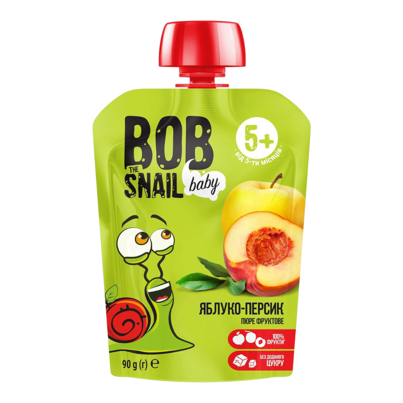 BOB Snail Baby 90g яблуко-персик