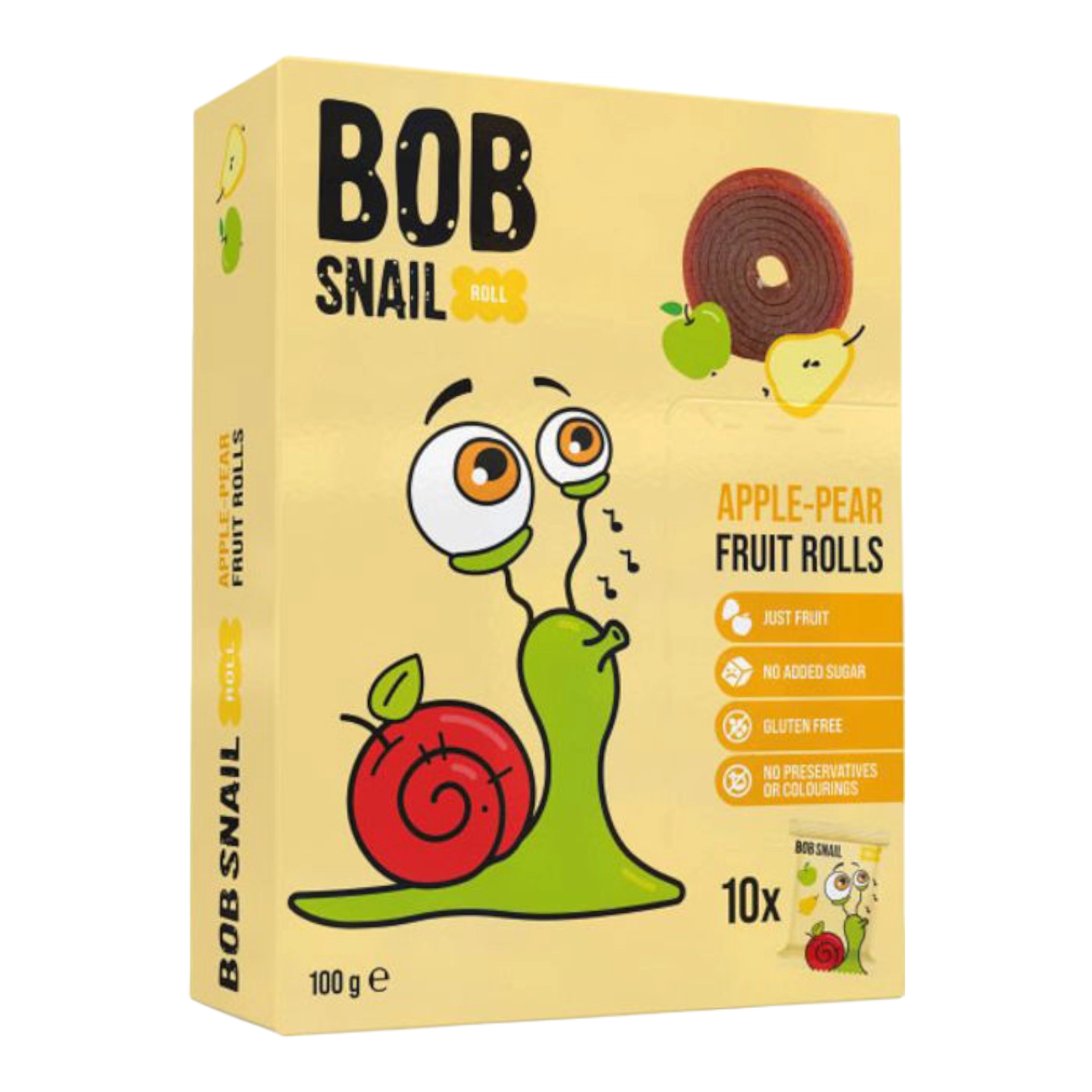 BOB Snail цукерки 100г яблуко груша