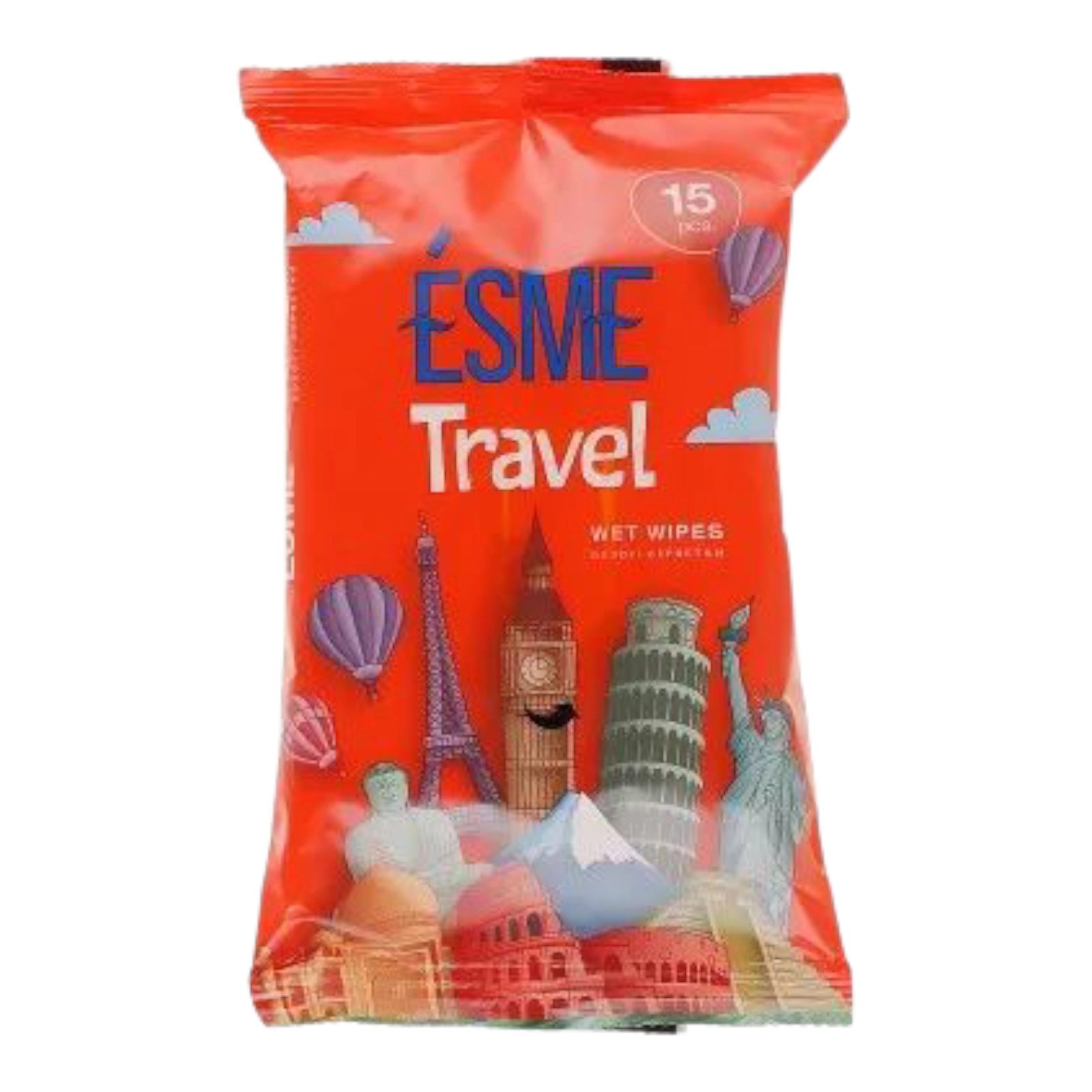 Вологі серветки Travel15 шт