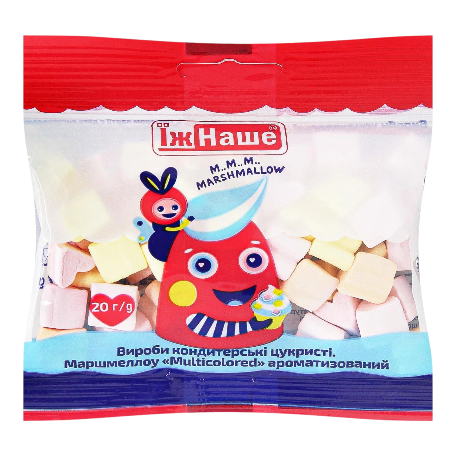 Маршмеллоу Дозки 20г пломбір і ванілі