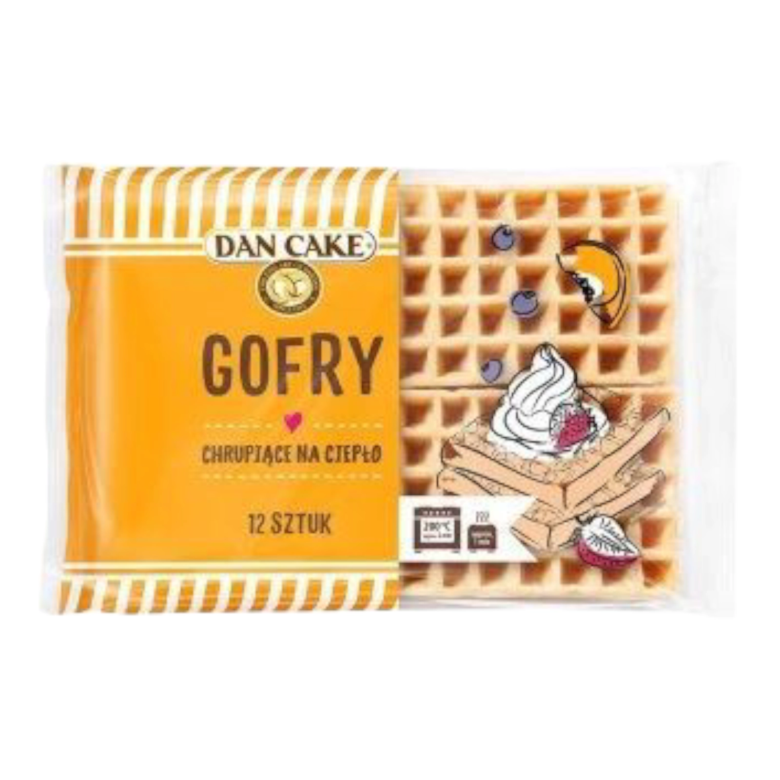 Вафлі Бельгійські Dan Cake 250g