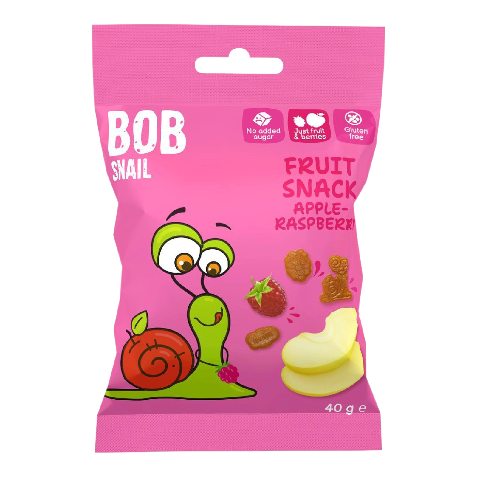 BOB Snail снек яблуко-малина40 гр