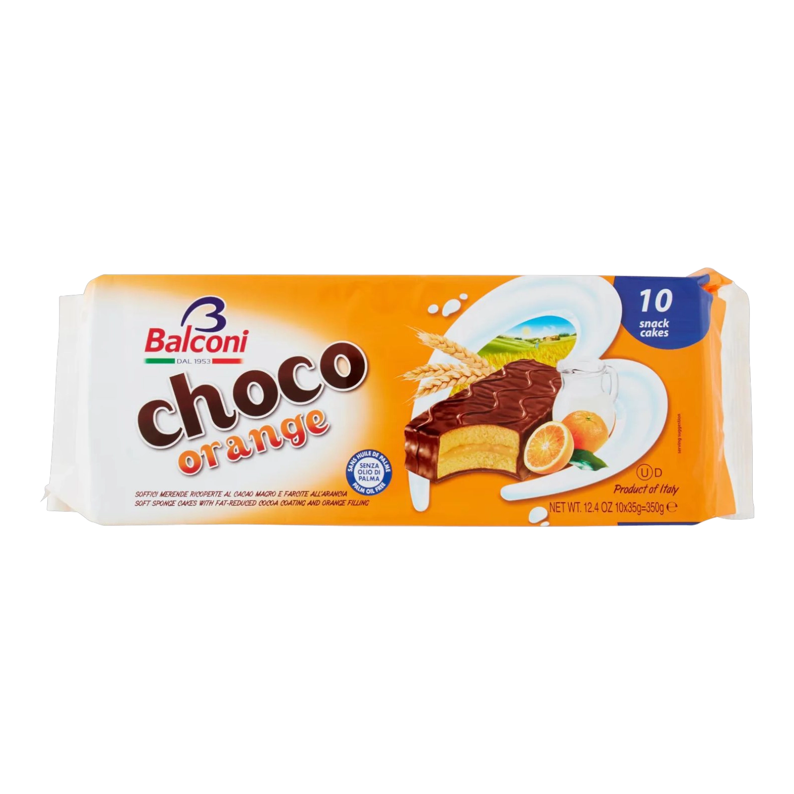 Бисквіт Balconi Апельсин 10*28g