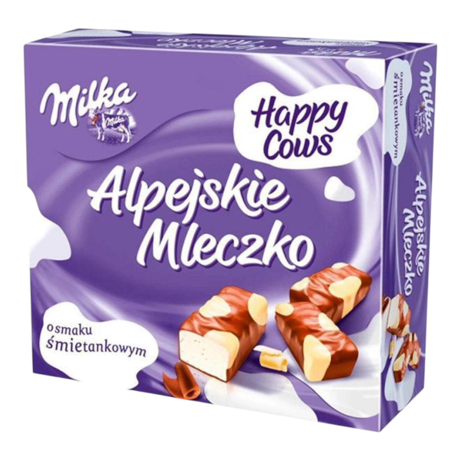Цукерки Milka Alpejskie Mleczko smietankowym