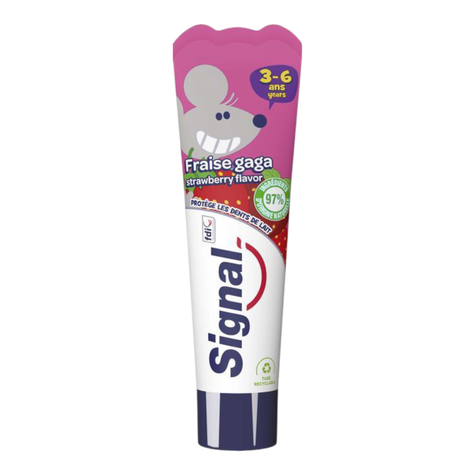 Зубна дитяча паста полуниця