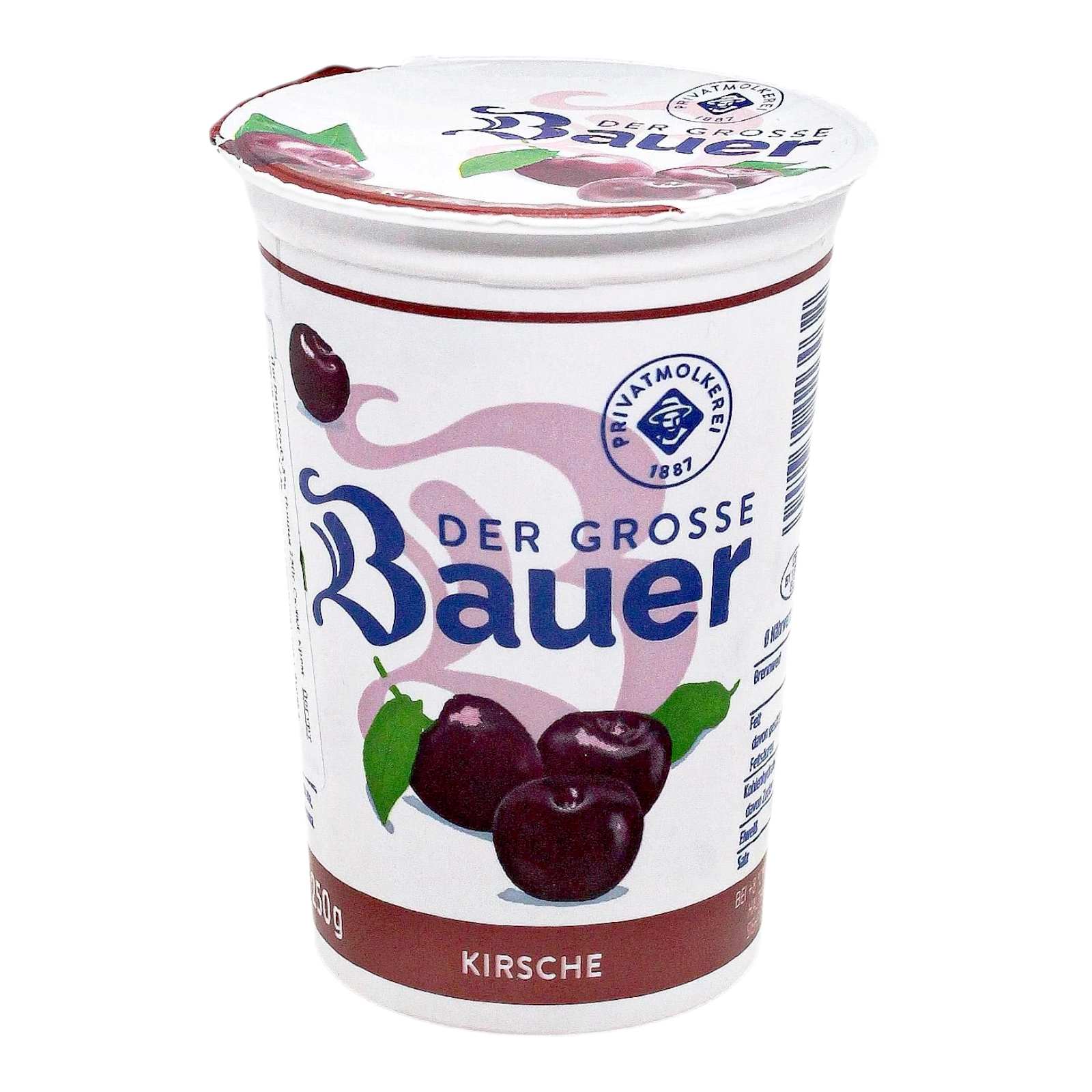 Йогурт Bauer черешня 250г