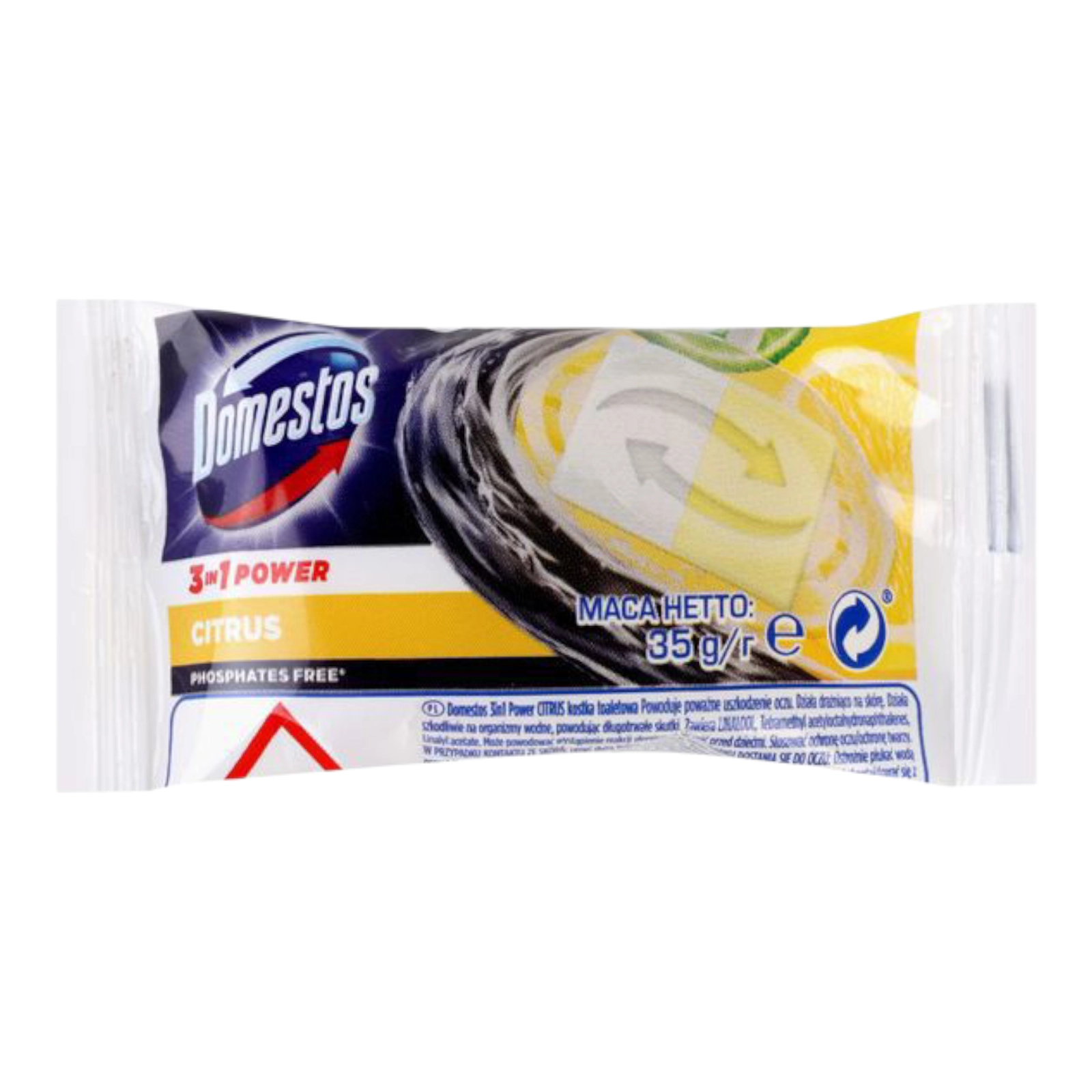 доместос блок таблетка для унітазу лимон