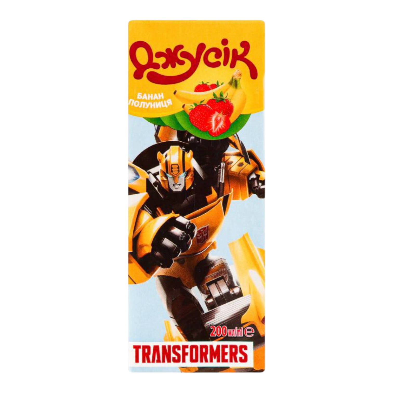 сік Джусік банан полуниця 0.2л