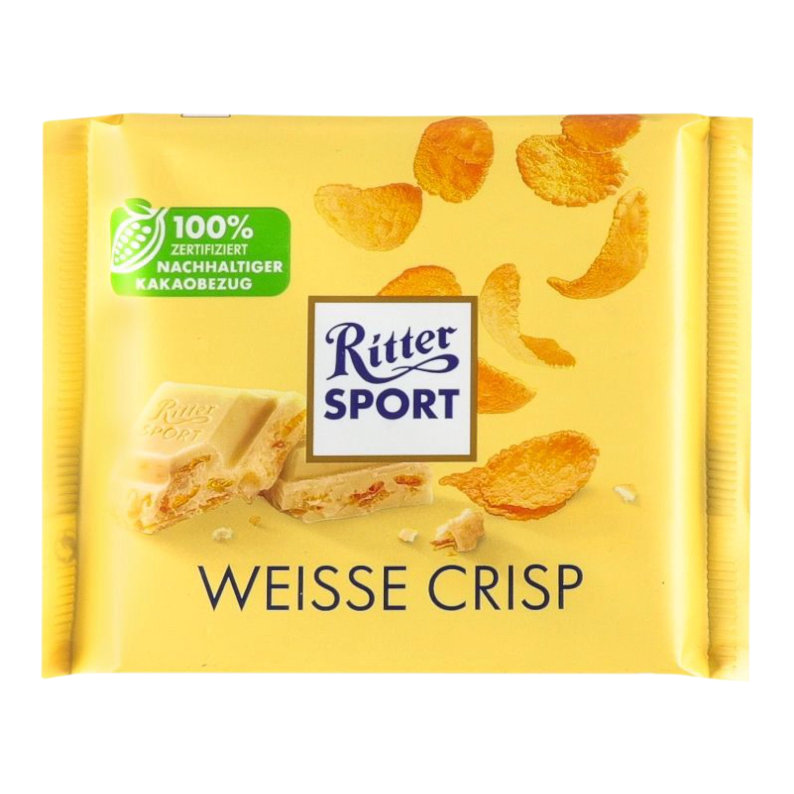 Шок Ritter Sport 100g weisse crisp