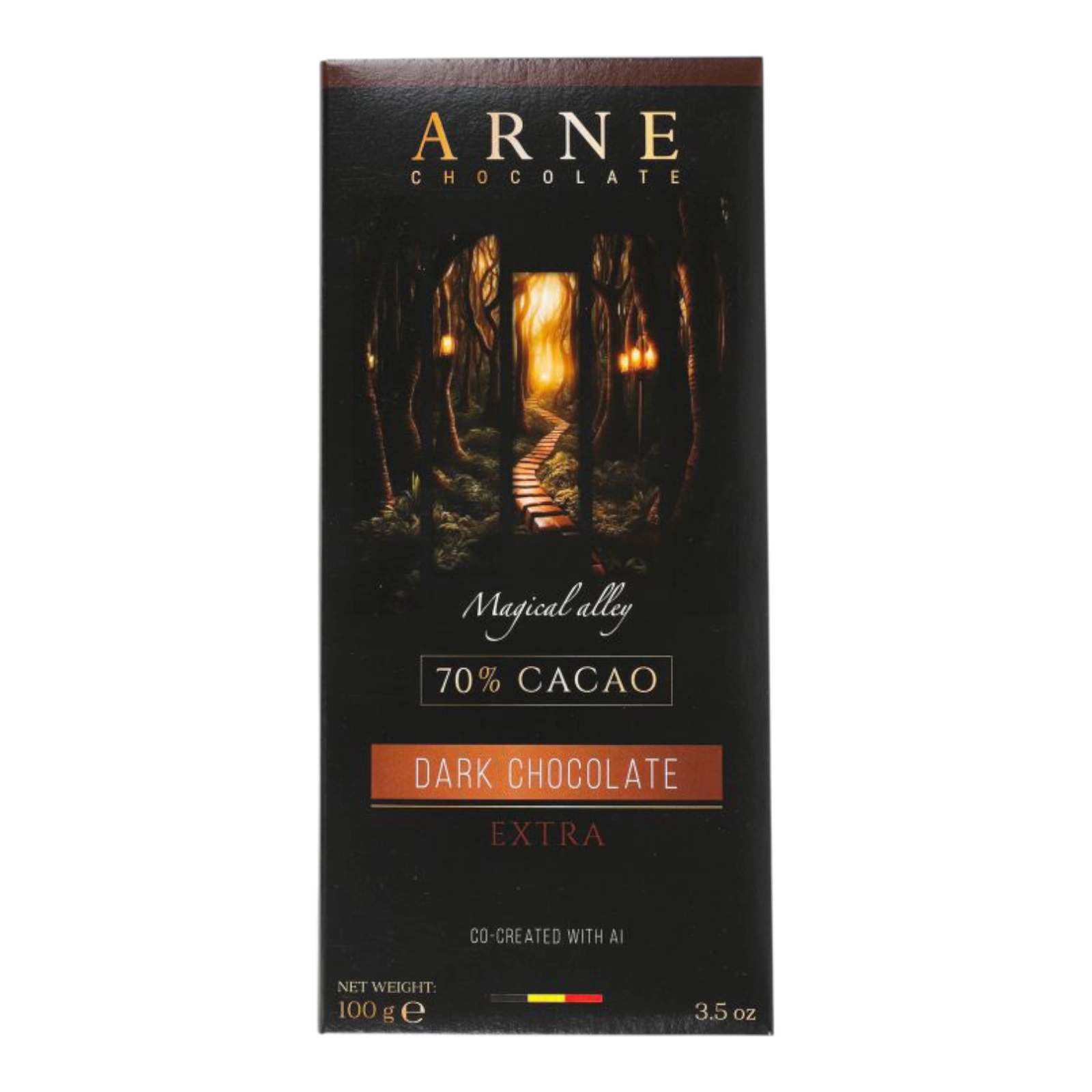 Шок Арне чорний 70% 100г