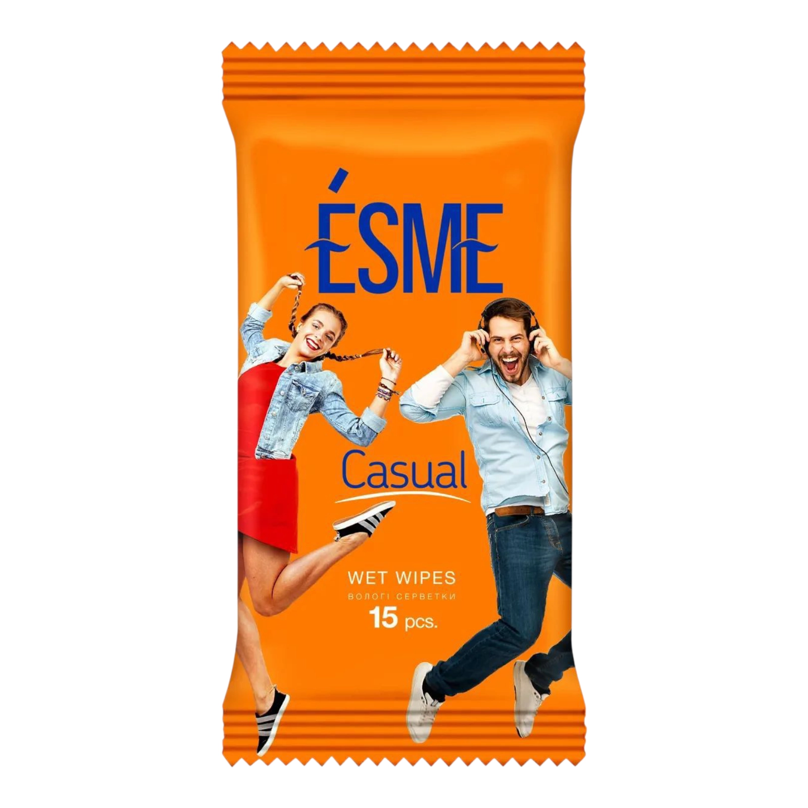 Вологі серветки Casual 15 шт