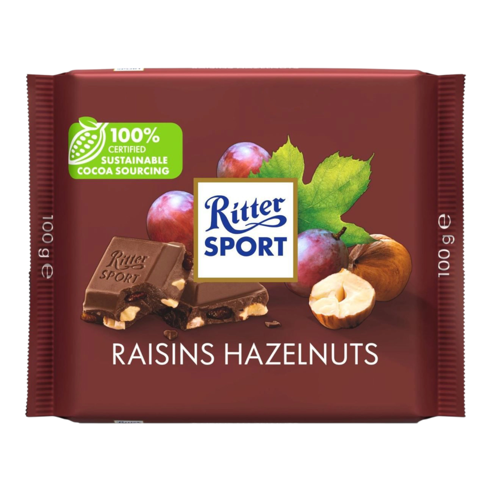 Шок Ritter Sport 100g горіх і родзин