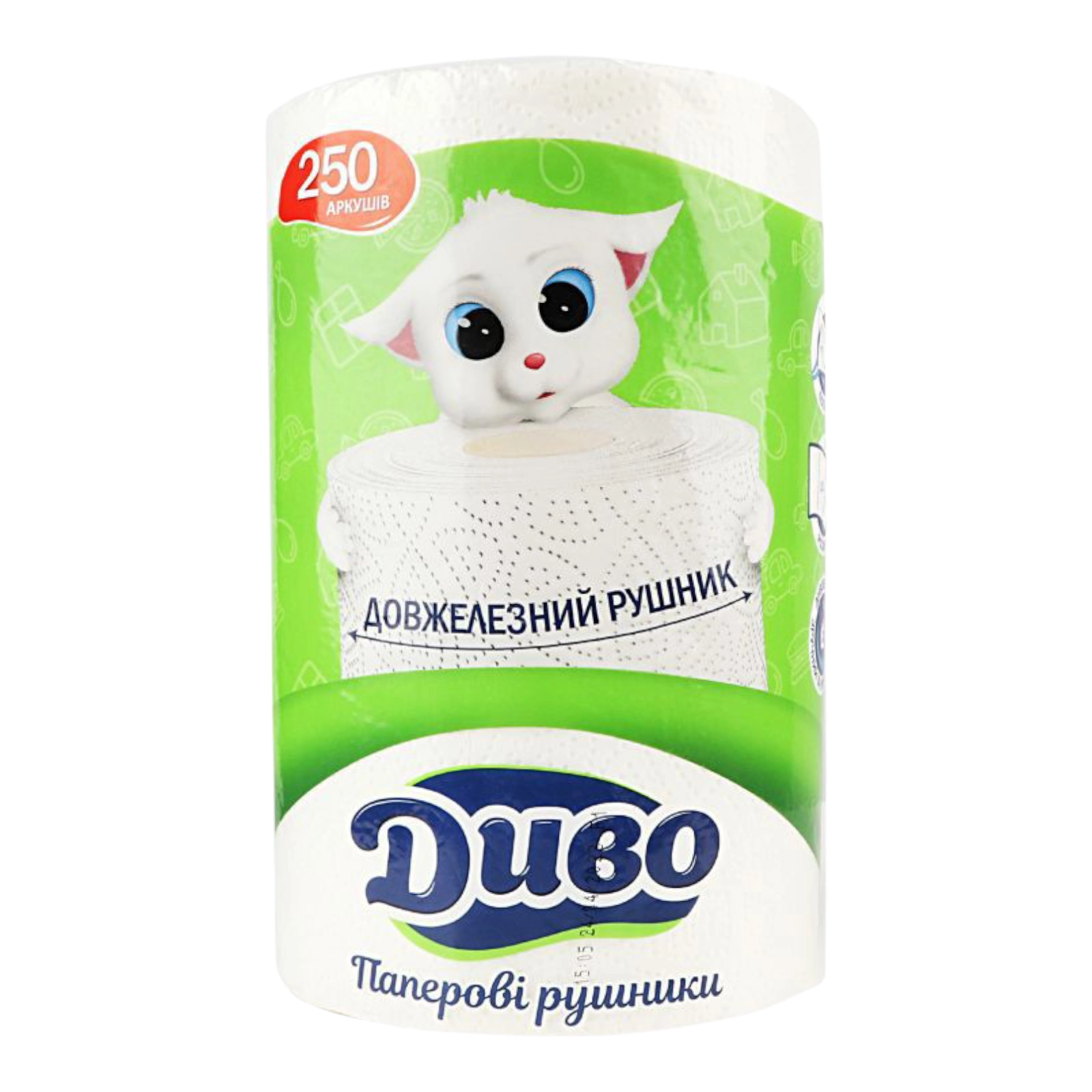 Диво французький настрій паперові рушники 2 шт білі