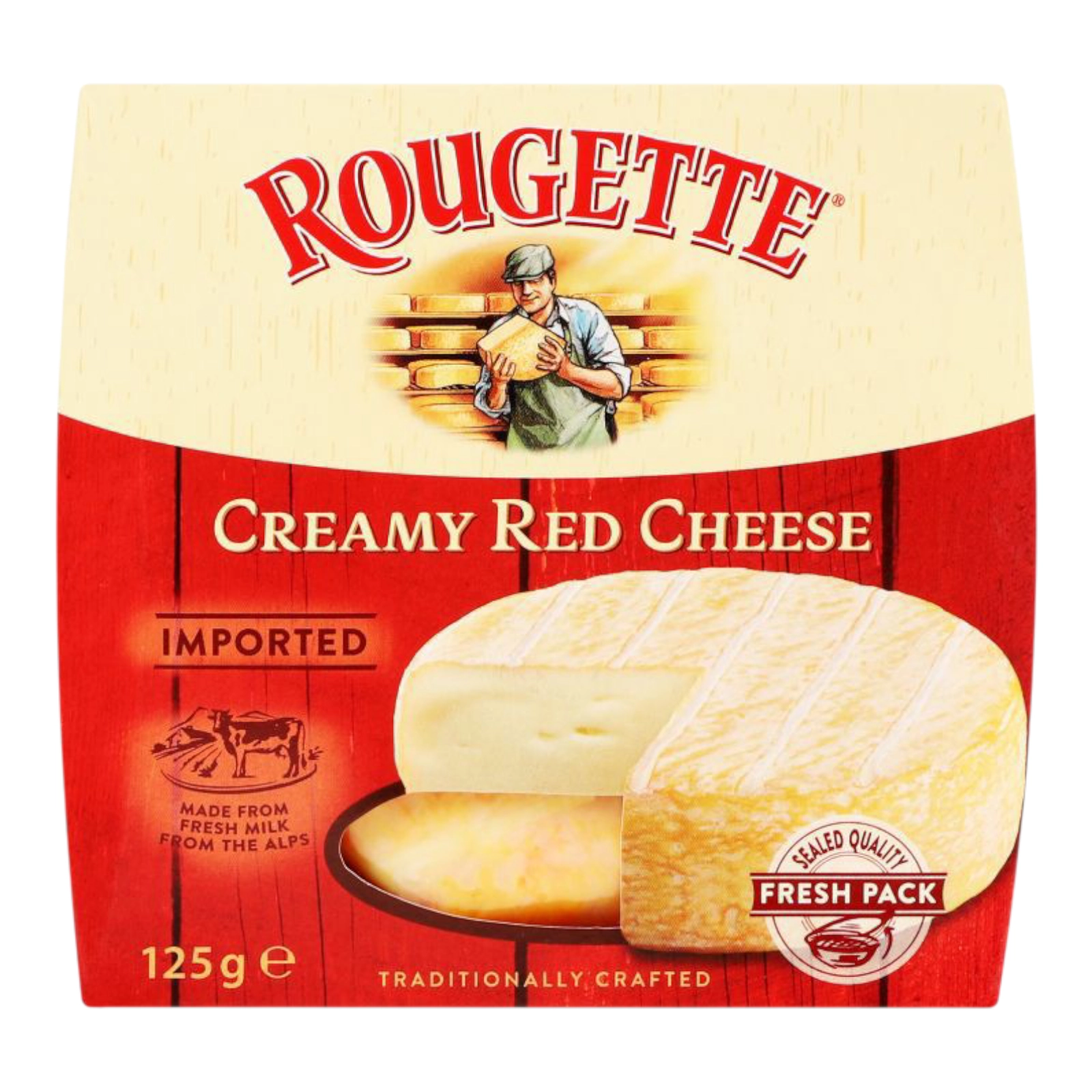 Rougette Cremy Red Cheese 125g