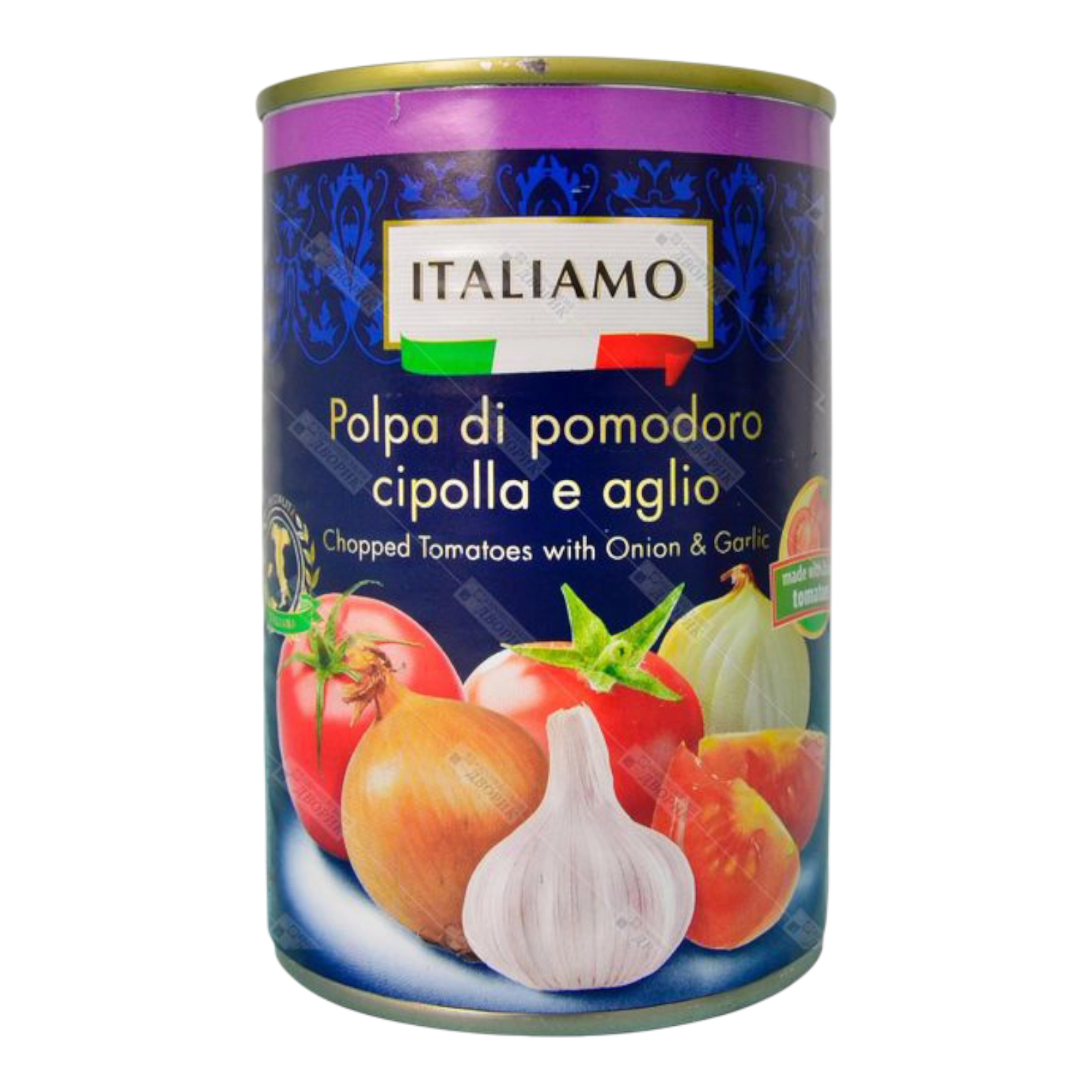 Томати Italiamo chopped tomatoes Onion s Garlic 400g